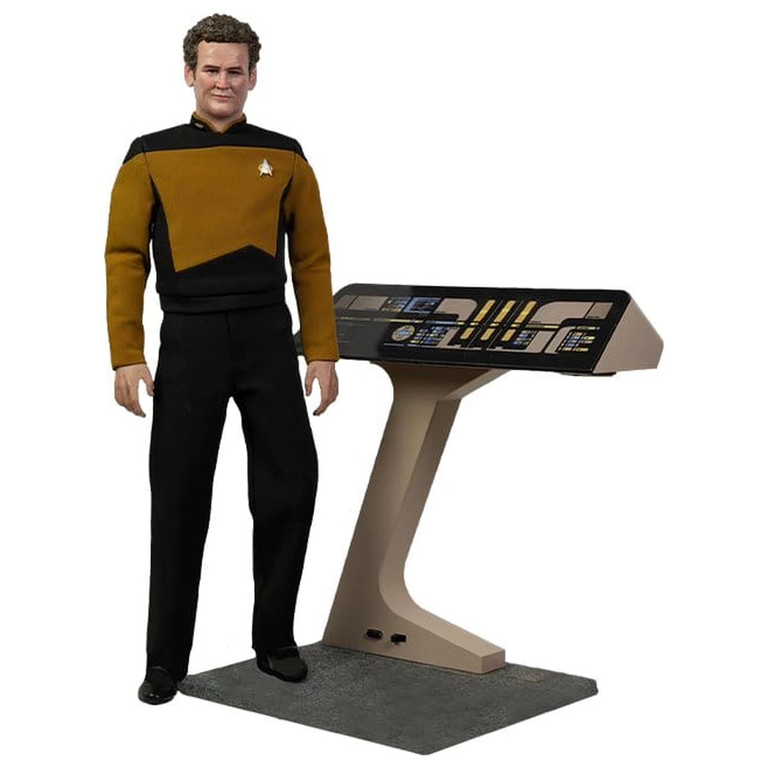 Star Trek: The Next Generation Actionfigur 1/6 Chief Miles O'Brien with Transporter Konsole 30 cm Produktfoto