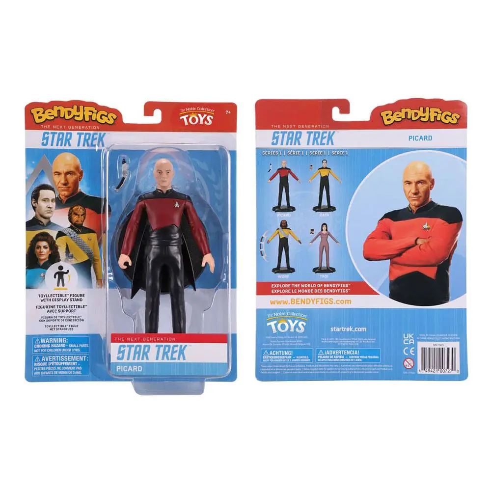 Star Trek: The Next Generation Bendyfigs Biegefigur Capt. Picard 19 cm termékfotó