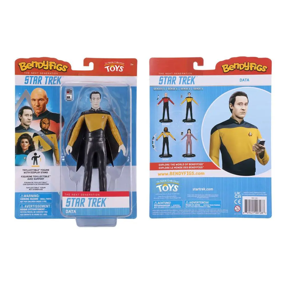 Star Trek: The Next Generation Bendyfigs Biegefigur Lt. Cmdr. Data 19 cm termékfotó