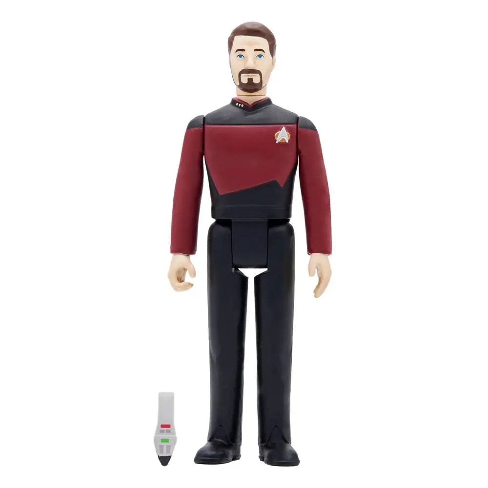 Star Trek: The Next Generation ReAction Actionfigur Wave 2 Commander Riker 10 cm Produktfoto