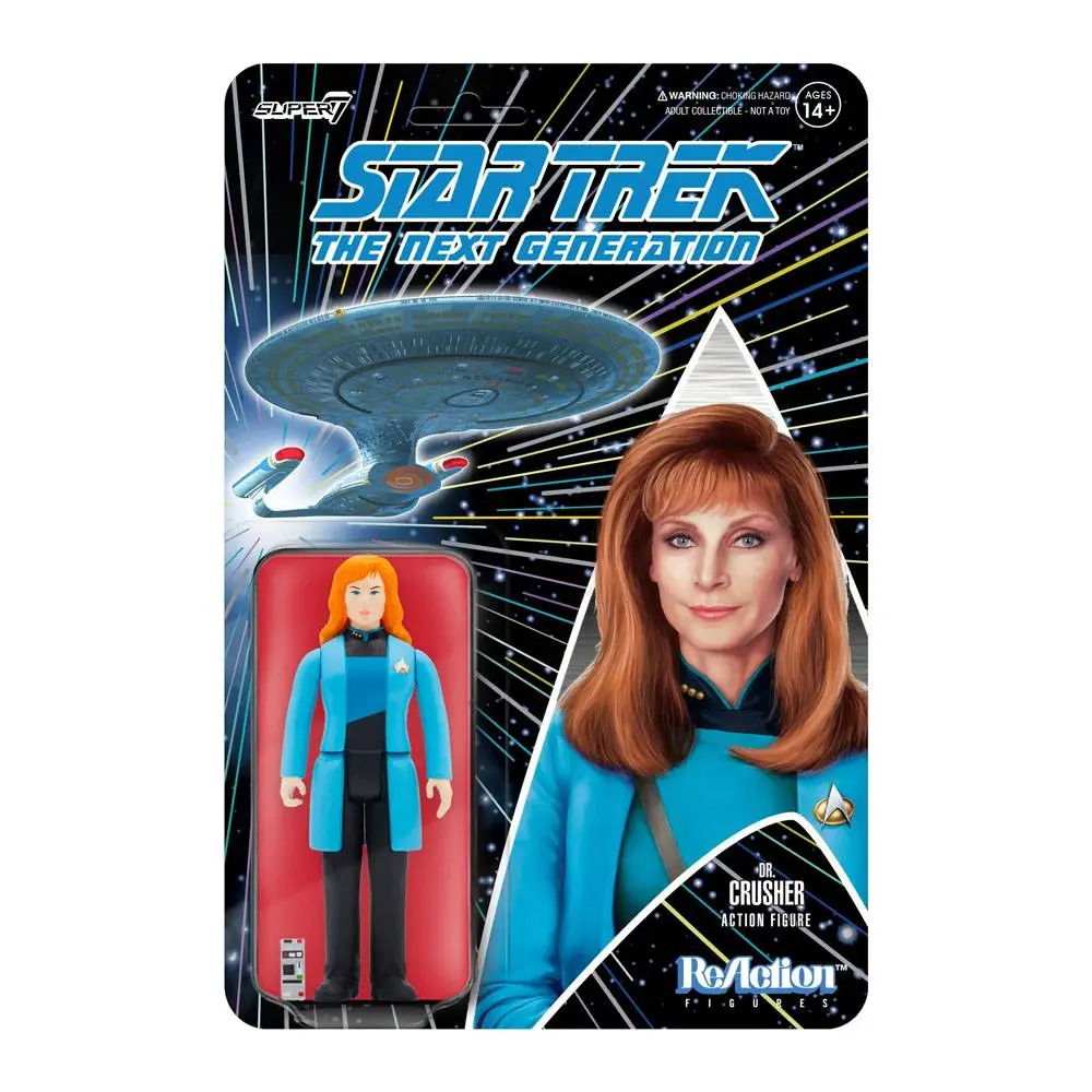 Star Trek: The Next Generation ReAction Actionfigur Wave 2 Dr. Crusher 10 cm termékfotó