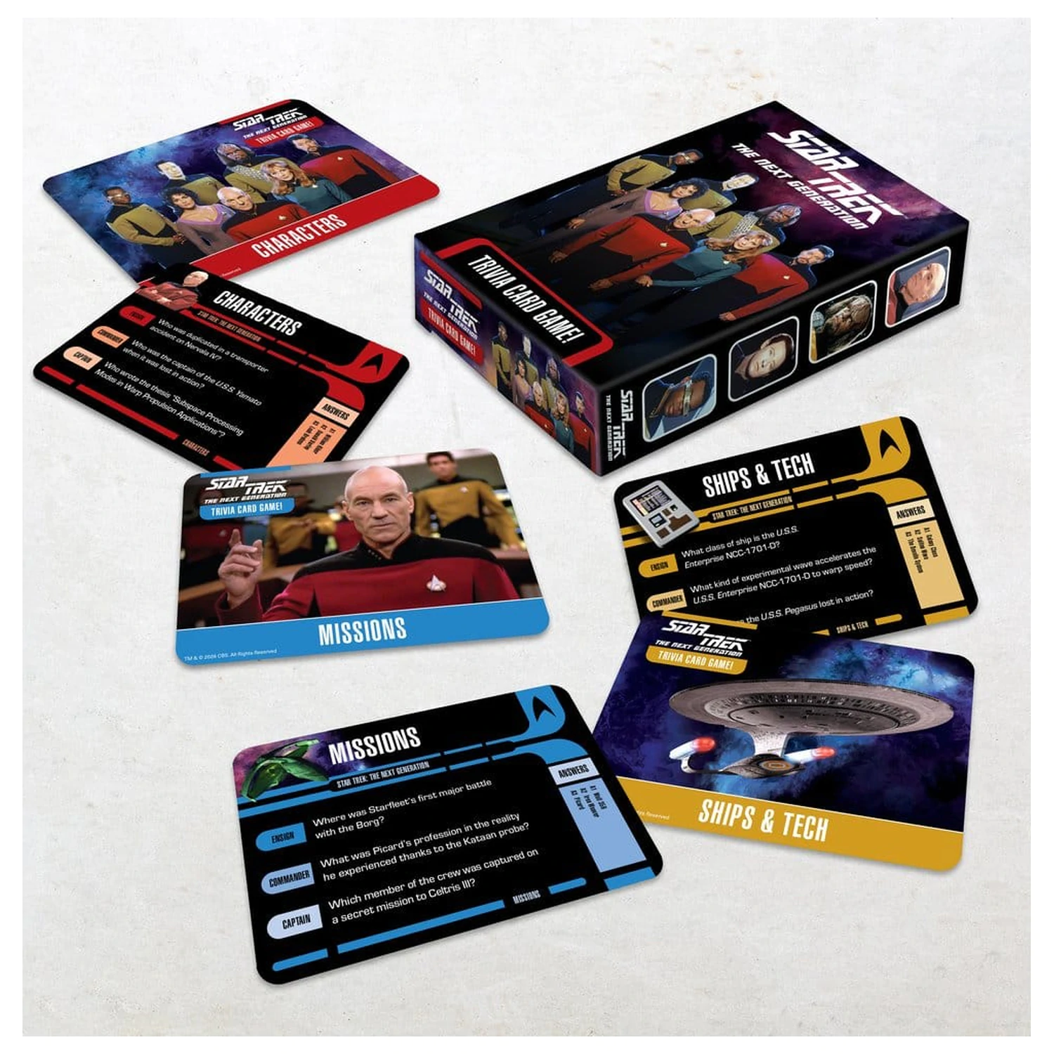 Star Trek: The Next Generation Trivia Kartenspiel Produktfoto
