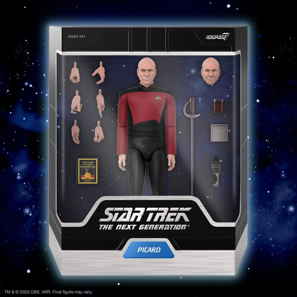 Star Trek: The Next Generation Ultimates Actionfigur Captain Picard 18 cm termékfotó