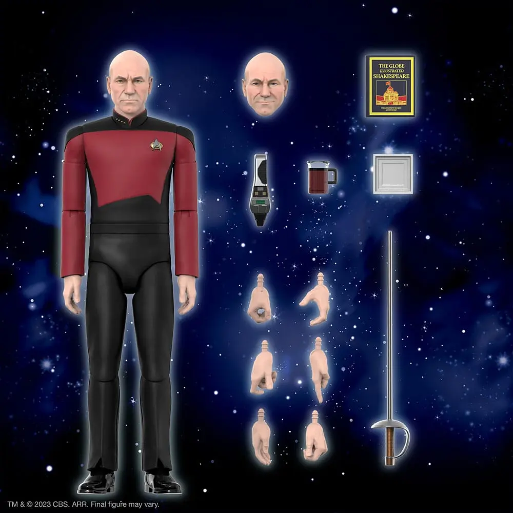 Star Trek: The Next Generation Ultimates Actionfigur Captain Picard 18 cm termékfotó