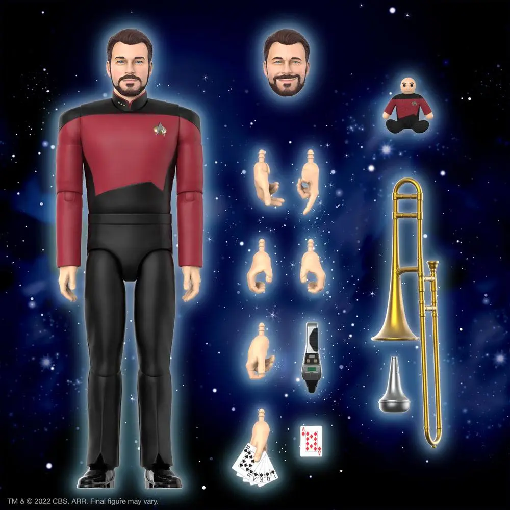 Star Trek: The Next Generation Ultimates Actionfigur Commander Riker 18 cm termékfotó