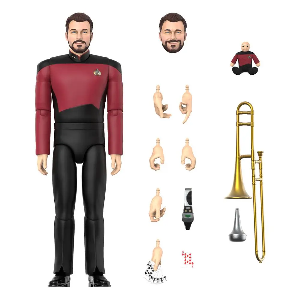 Star Trek: The Next Generation Ultimates Actionfigur Commander Riker 18 cm termékfotó