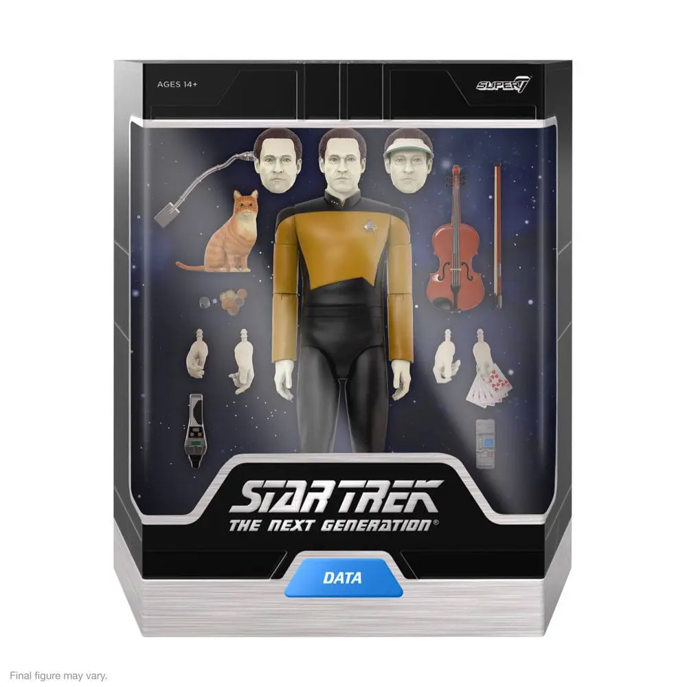 Star Trek: The Next Generation Ultimates Actionfigur Lieutenant Commander Data 18 cm Produktfoto