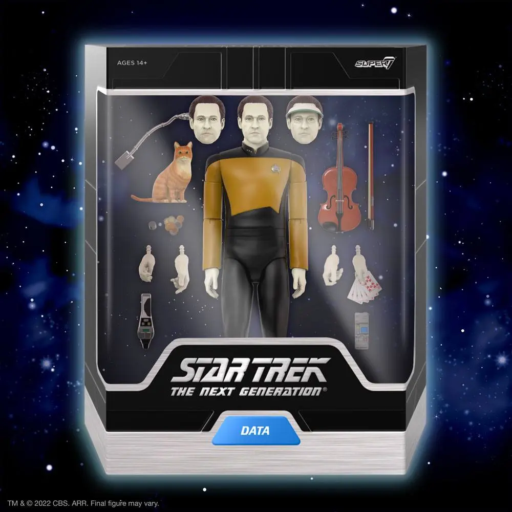 Star Trek: The Next Generation Ultimates Actionfigur Lieutenant Commander Data 18 cm Produktfoto