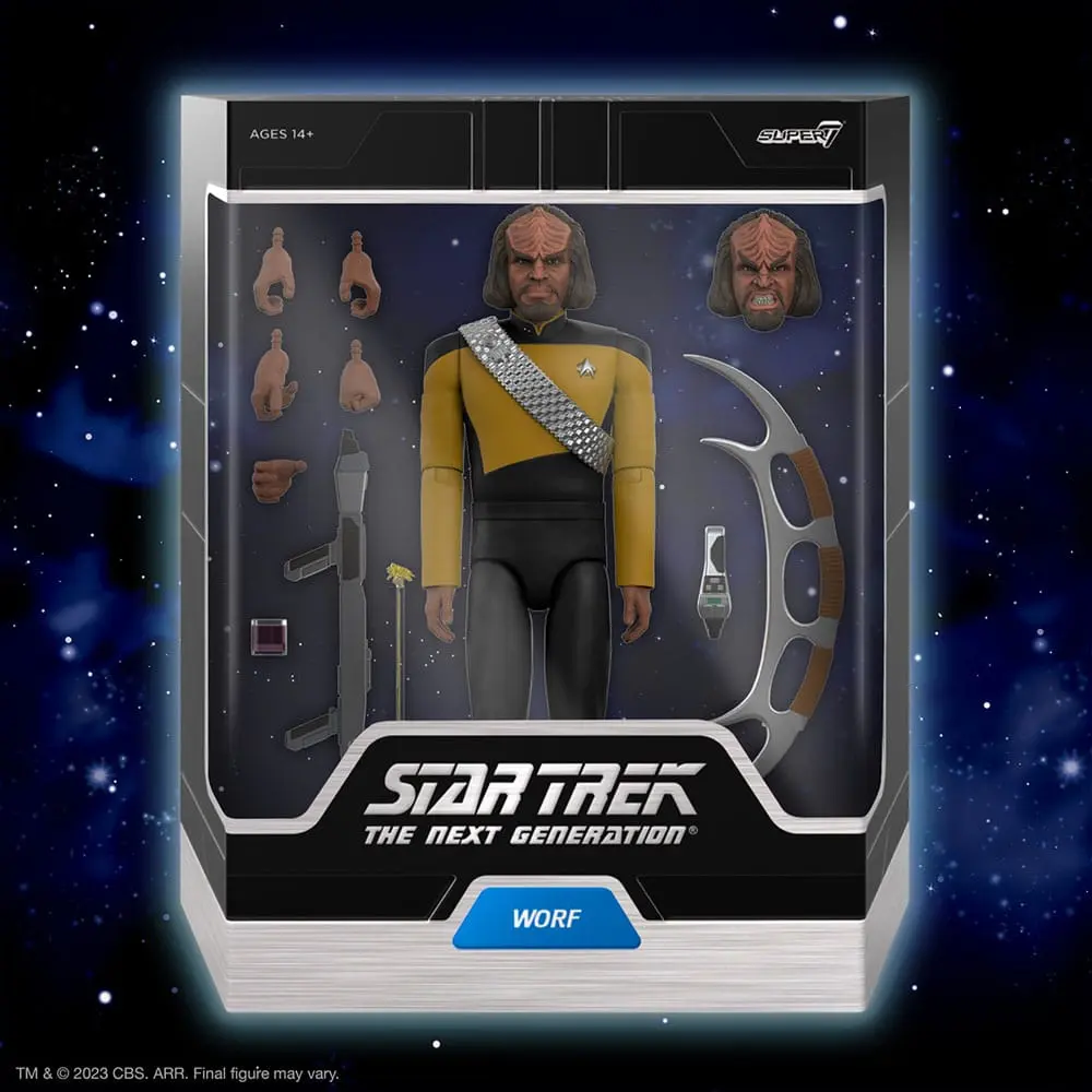 Star Trek: The Next Generation Ultimates Actionfigur Worf 18 cm termékfotó