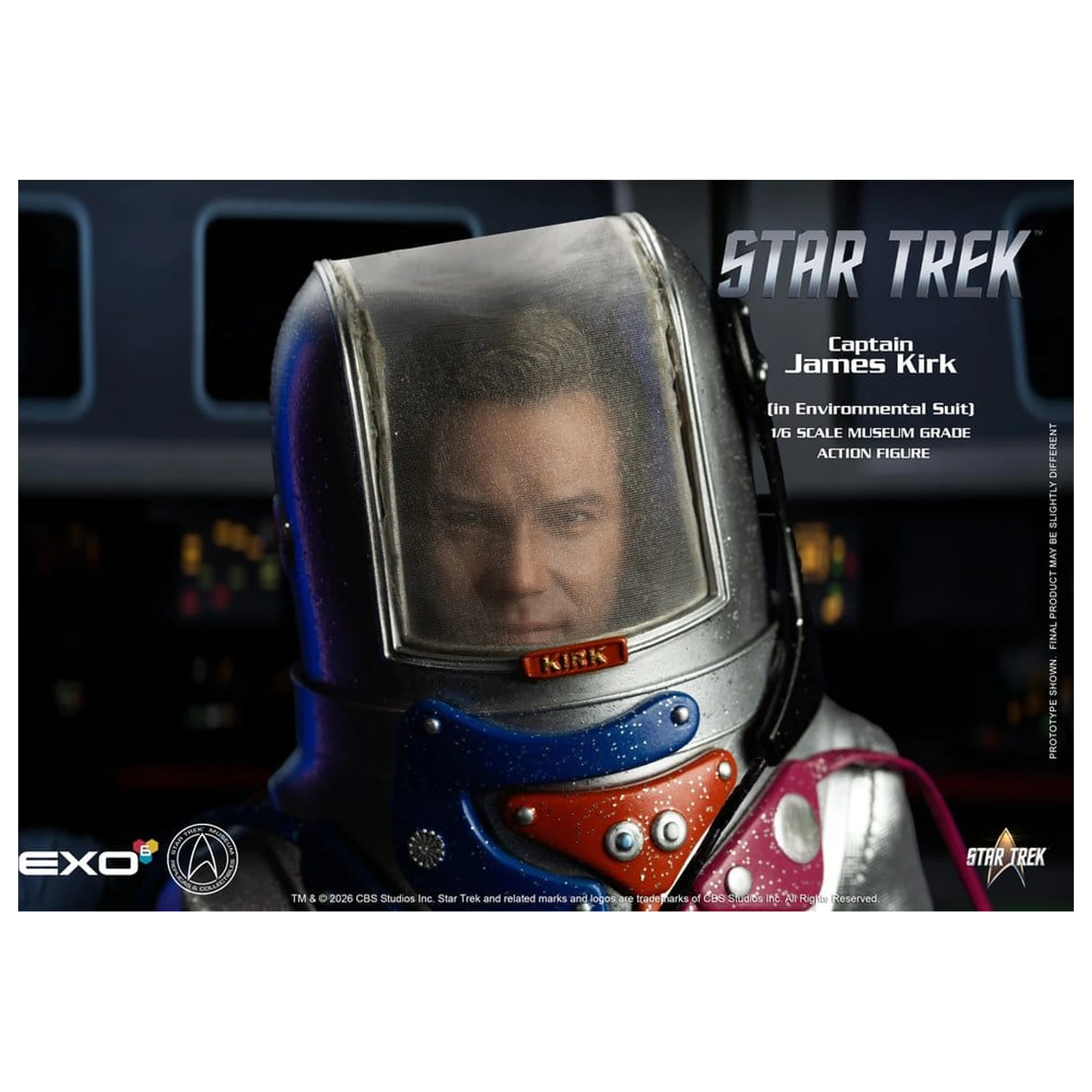 Star Trek: The Original Series Actionfigur 1/6 Captain James T. Kirk (in Environmental Suit) 29 cm Produktfoto