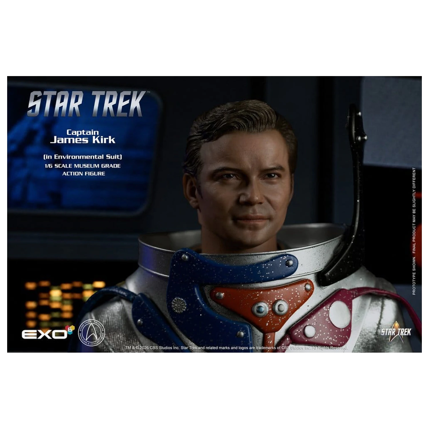 Star Trek: The Original Series Actionfigur 1/6 Captain James T. Kirk (in Environmental Suit) 29 cm Produktfoto