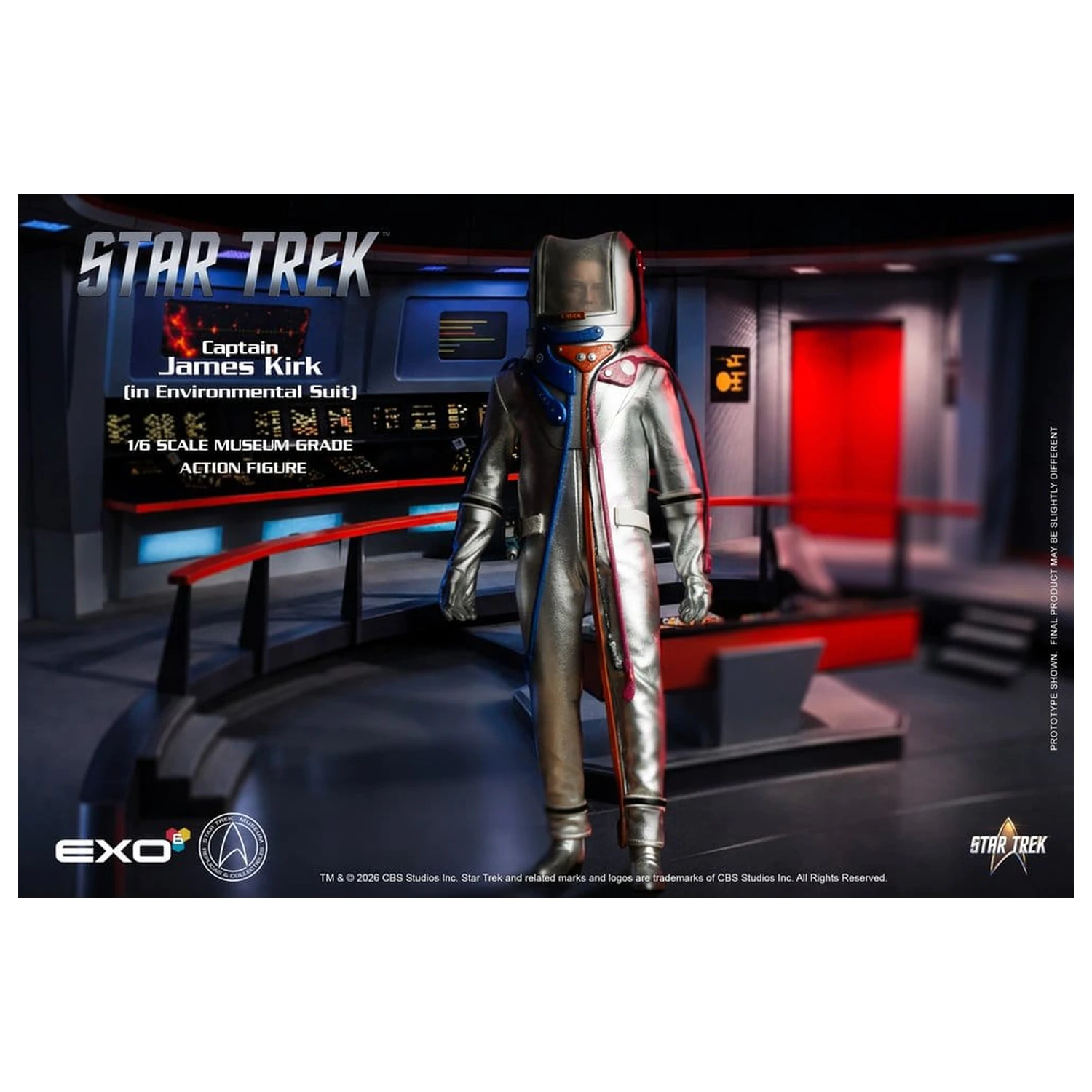 Star Trek: The Original Series Actionfigur 1/6 Captain James T. Kirk (in Environmental Suit) 29 cm Produktfoto