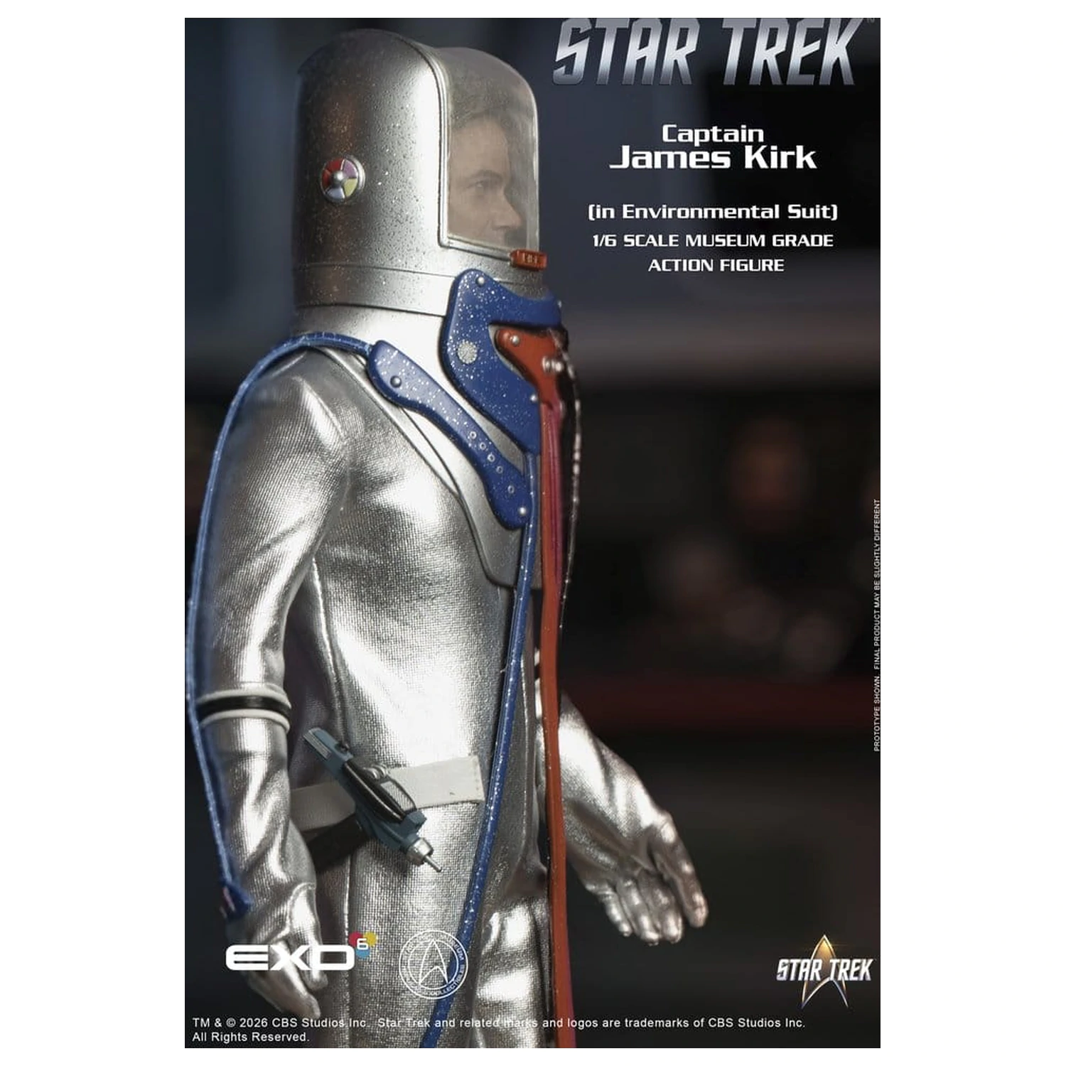 Star Trek: The Original Series Actionfigur 1/6 Captain James T. Kirk (in Environmental Suit) 29 cm Produktfoto