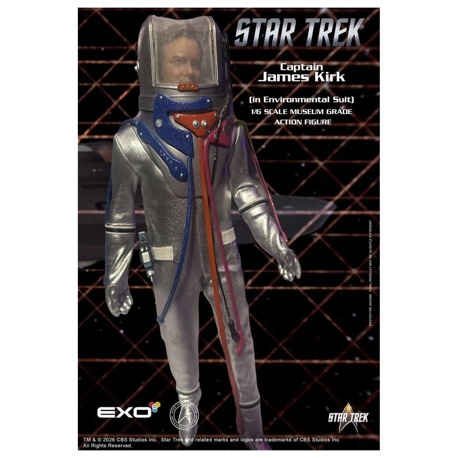 Star Trek: The Original Series Actionfigur 1/6 Captain James T. Kirk (in Environmental Suit) 29 cm Produktfoto