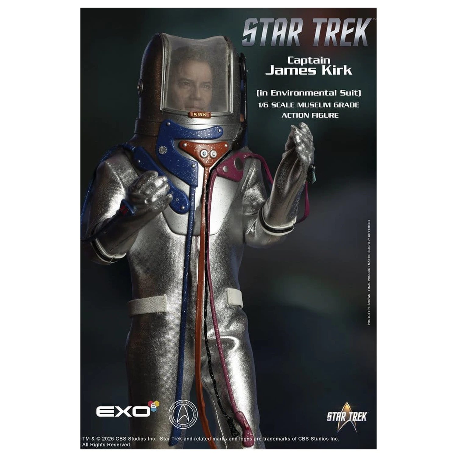 Star Trek: The Original Series Actionfigur 1/6 Captain James T. Kirk (in Environmental Suit) 29 cm Produktfoto
