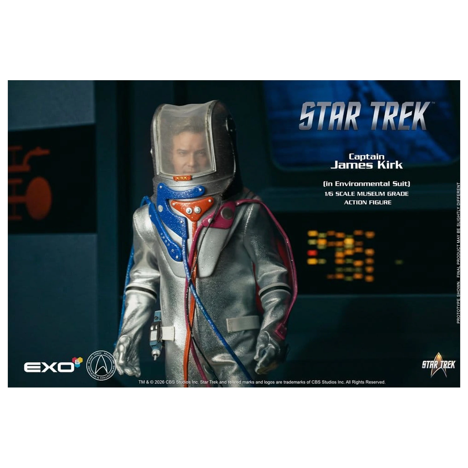 Star Trek: The Original Series Actionfigur 1/6 Captain James T. Kirk (in Environmental Suit) 29 cm Produktfoto