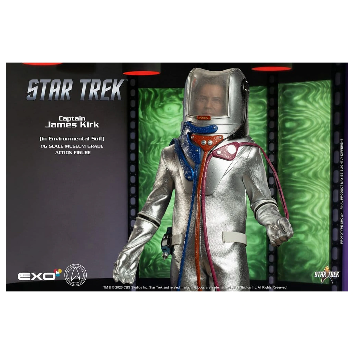 Star Trek: The Original Series Actionfigur 1/6 Captain James T. Kirk (in Environmental Suit) 29 cm Produktfoto