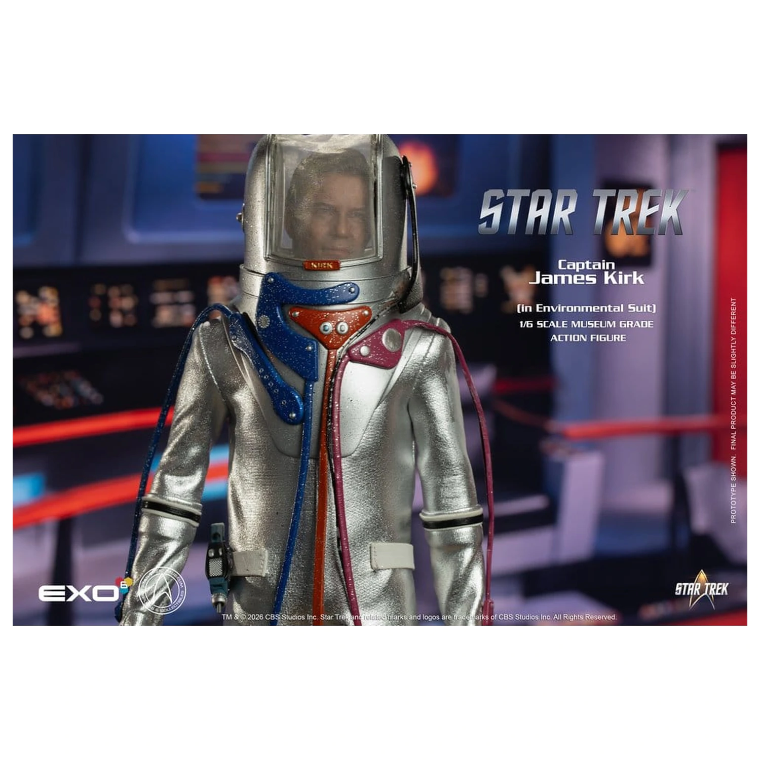 Star Trek: The Original Series Actionfigur 1/6 Captain James T. Kirk (in Environmental Suit) 29 cm Produktfoto