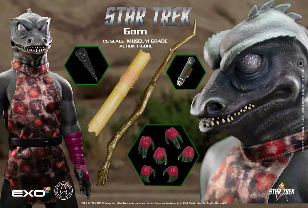 Star Trek: The Original Series Actionfigur 1/6 Gorn 31 cm Produktfoto