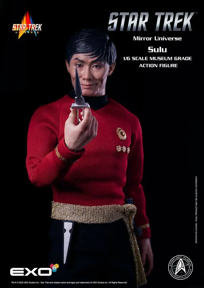 Star Trek: The Original Series Actionfigur 1/6 Mirror Universe Sulu 28 cm Produktfoto