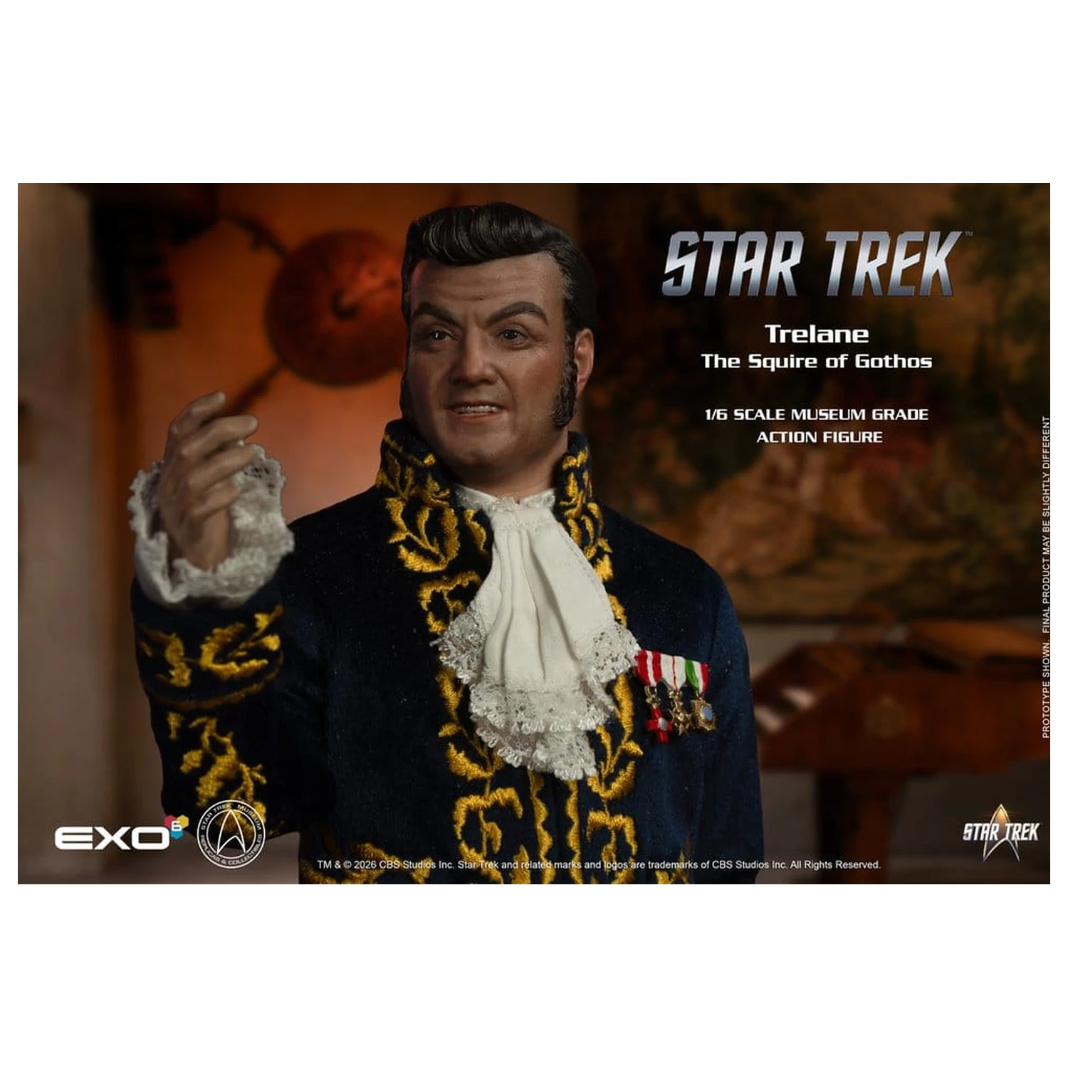 Star Trek: The Original Series Action Figur 1/6 Trelane, The Squire of Gothos 29 cm Produktfoto