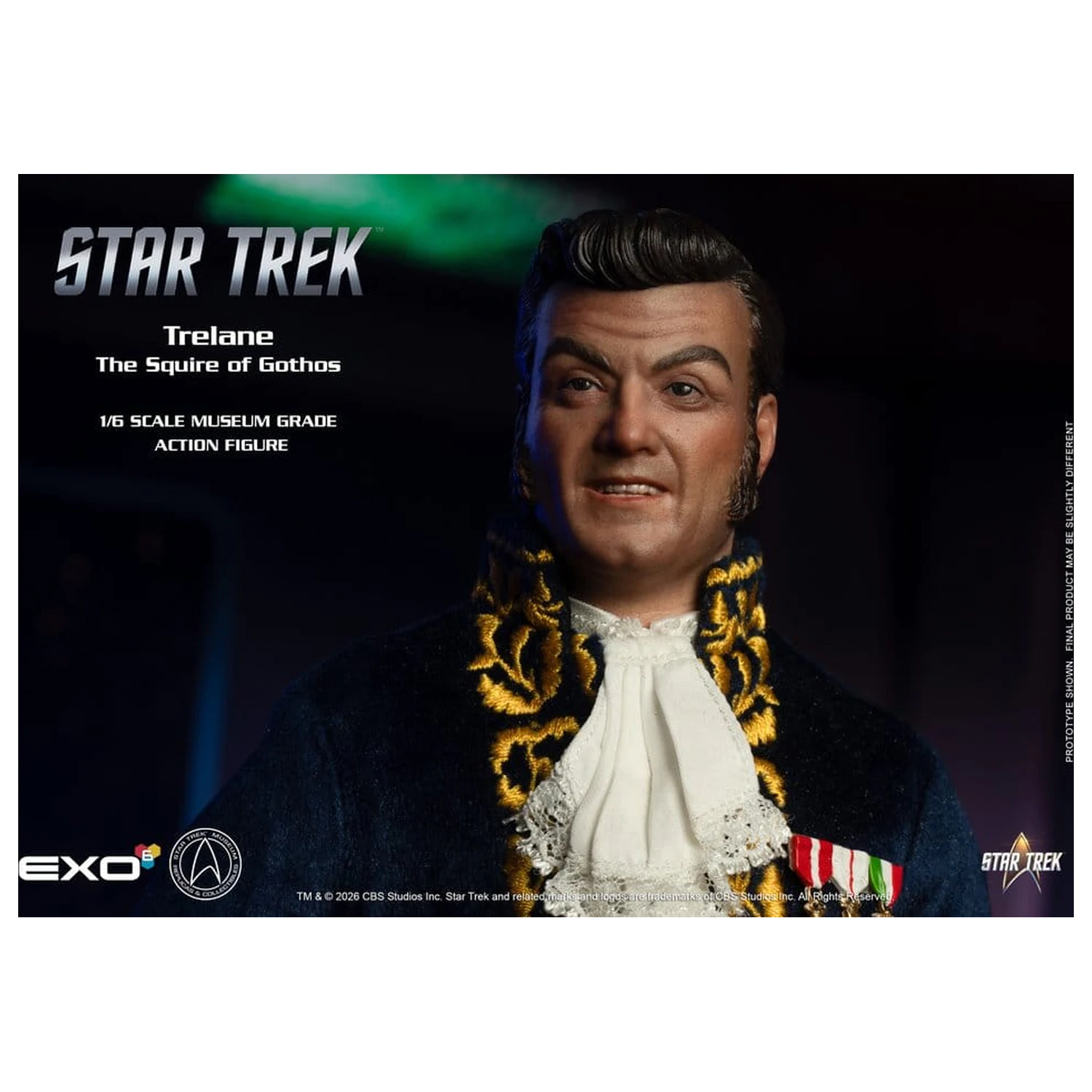 Star Trek: The Original Series Action Figur 1/6 Trelane, The Squire of Gothos 29 cm Produktfoto