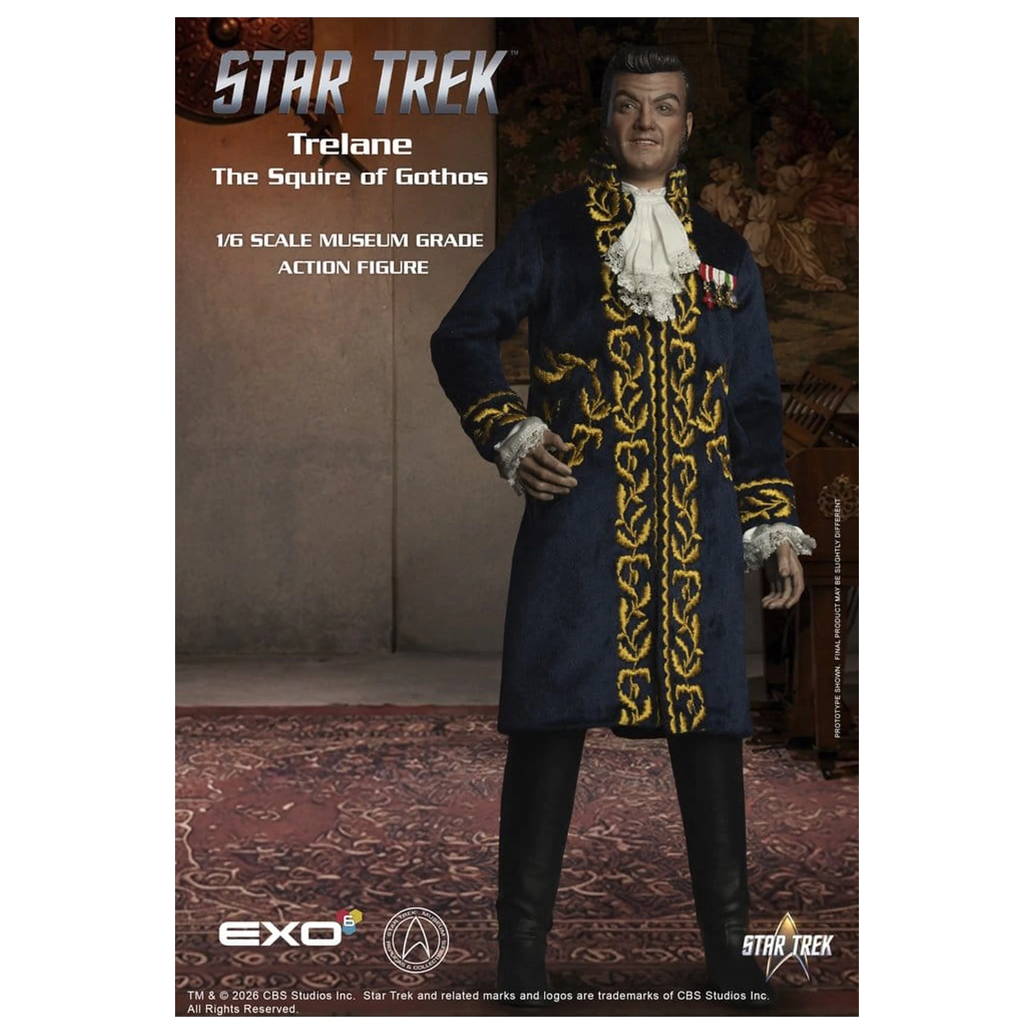 Star Trek: The Original Series Action Figur 1/6 Trelane, The Squire of Gothos 29 cm Produktfoto