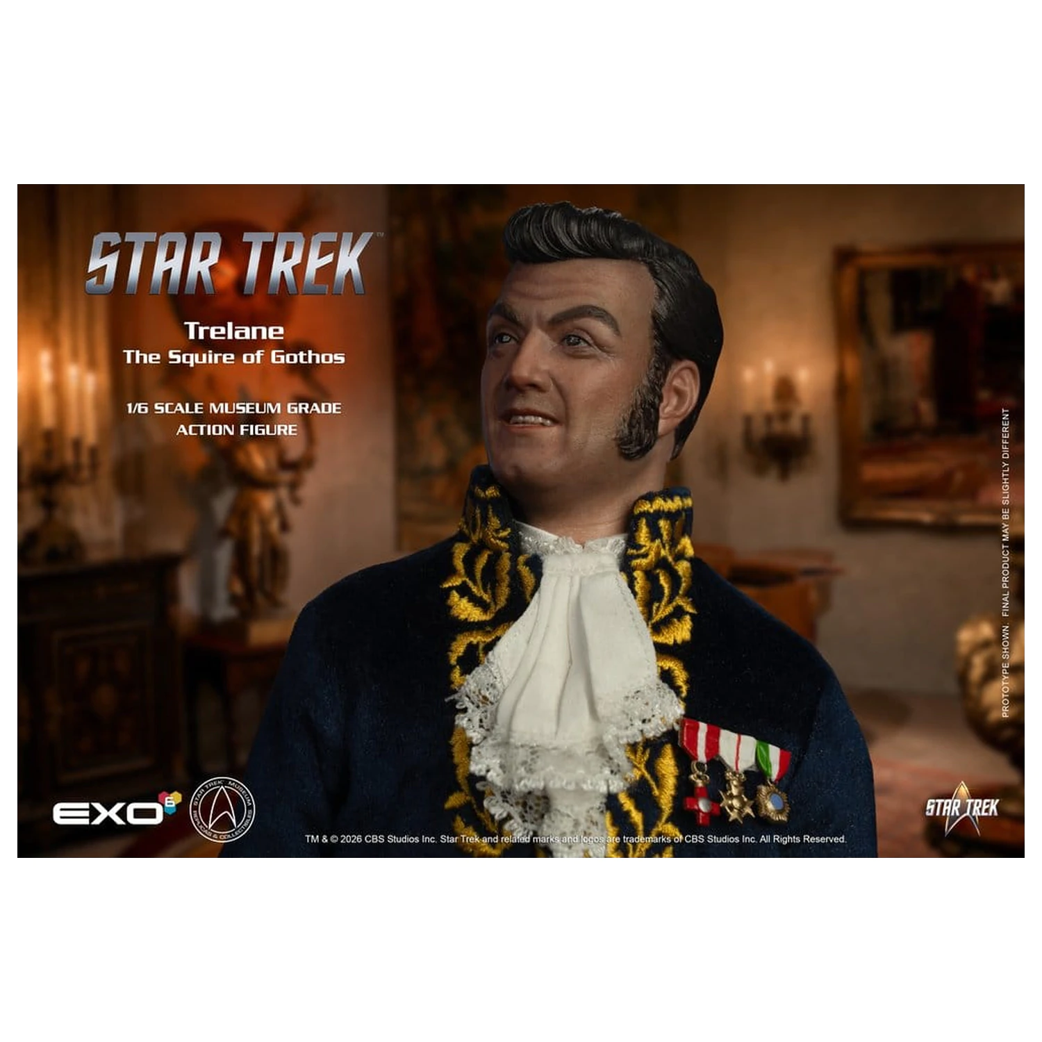 Star Trek: The Original Series Action Figur 1/6 Trelane, The Squire of Gothos 29 cm Produktfoto