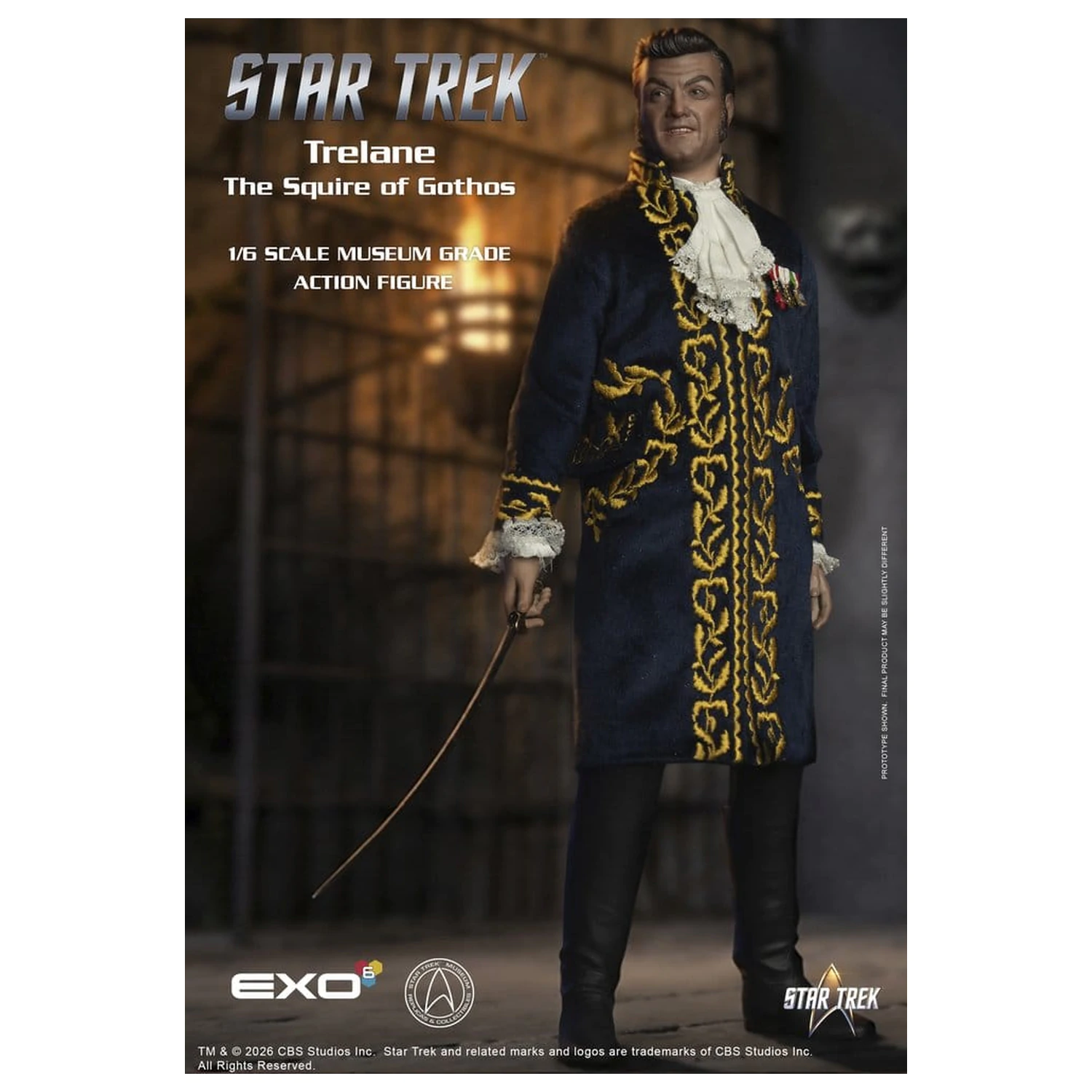Star Trek: The Original Series Action Figur 1/6 Trelane, The Squire of Gothos 29 cm Produktfoto