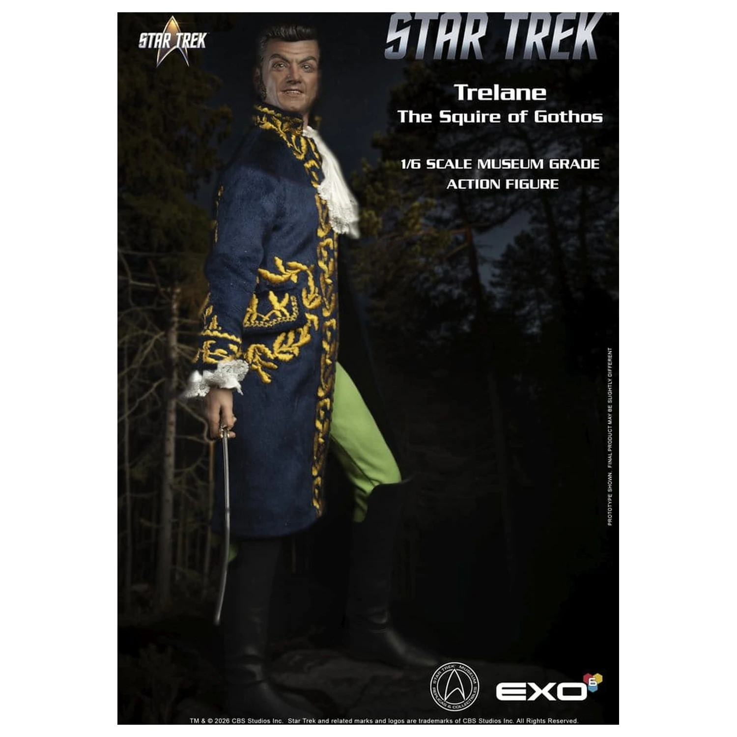 Star Trek: The Original Series Action Figur 1/6 Trelane, The Squire of Gothos 29 cm Produktfoto