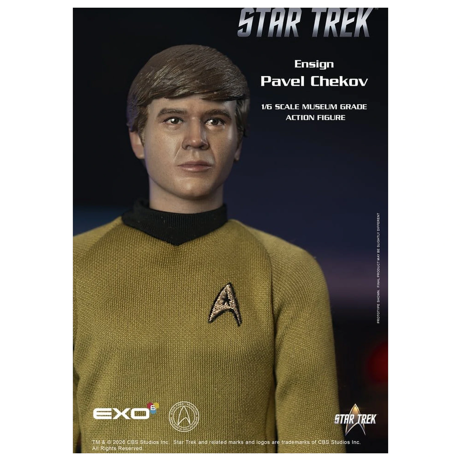 Star Trek: The Original Series Action Figur 1/6 Ensign Pavel Chekov 30 cm Produktfoto