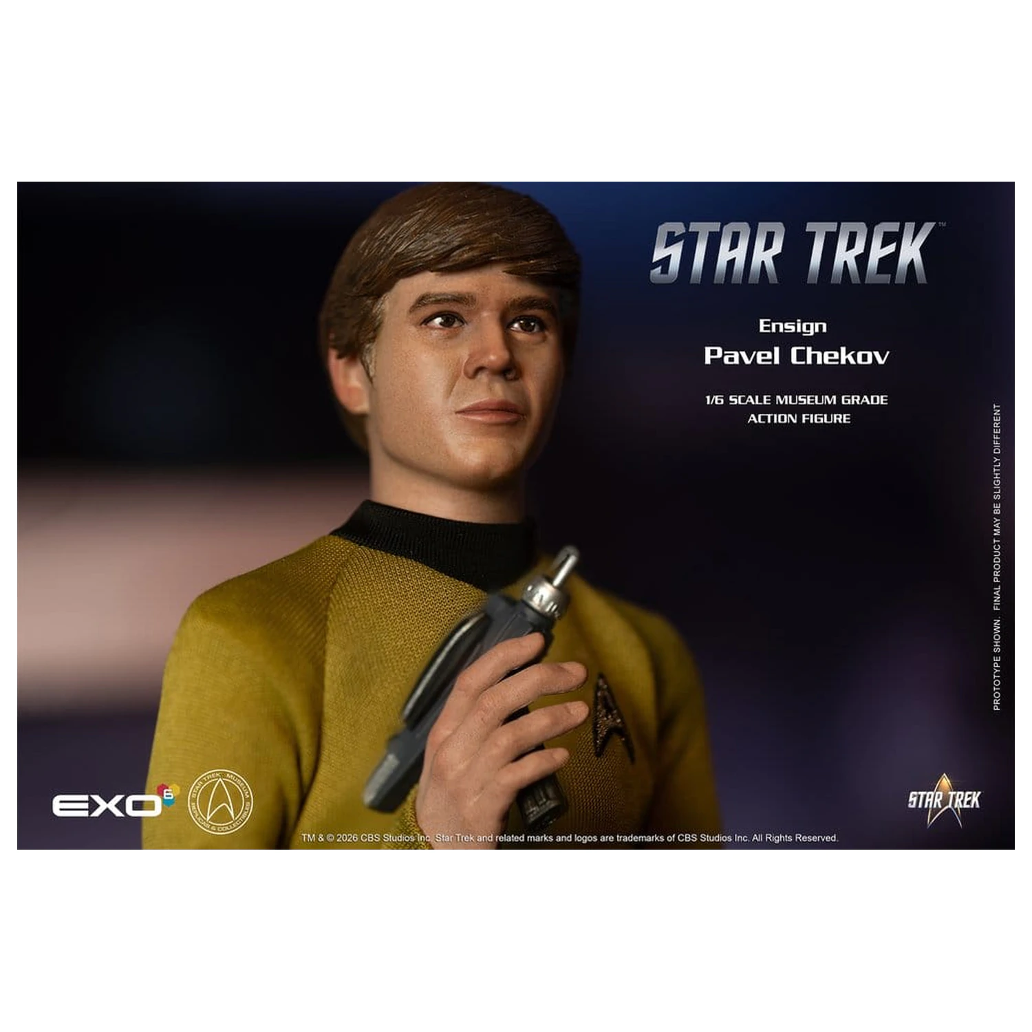 Star Trek: The Original Series Action Figur 1/6 Ensign Pavel Chekov 30 cm Produktfoto