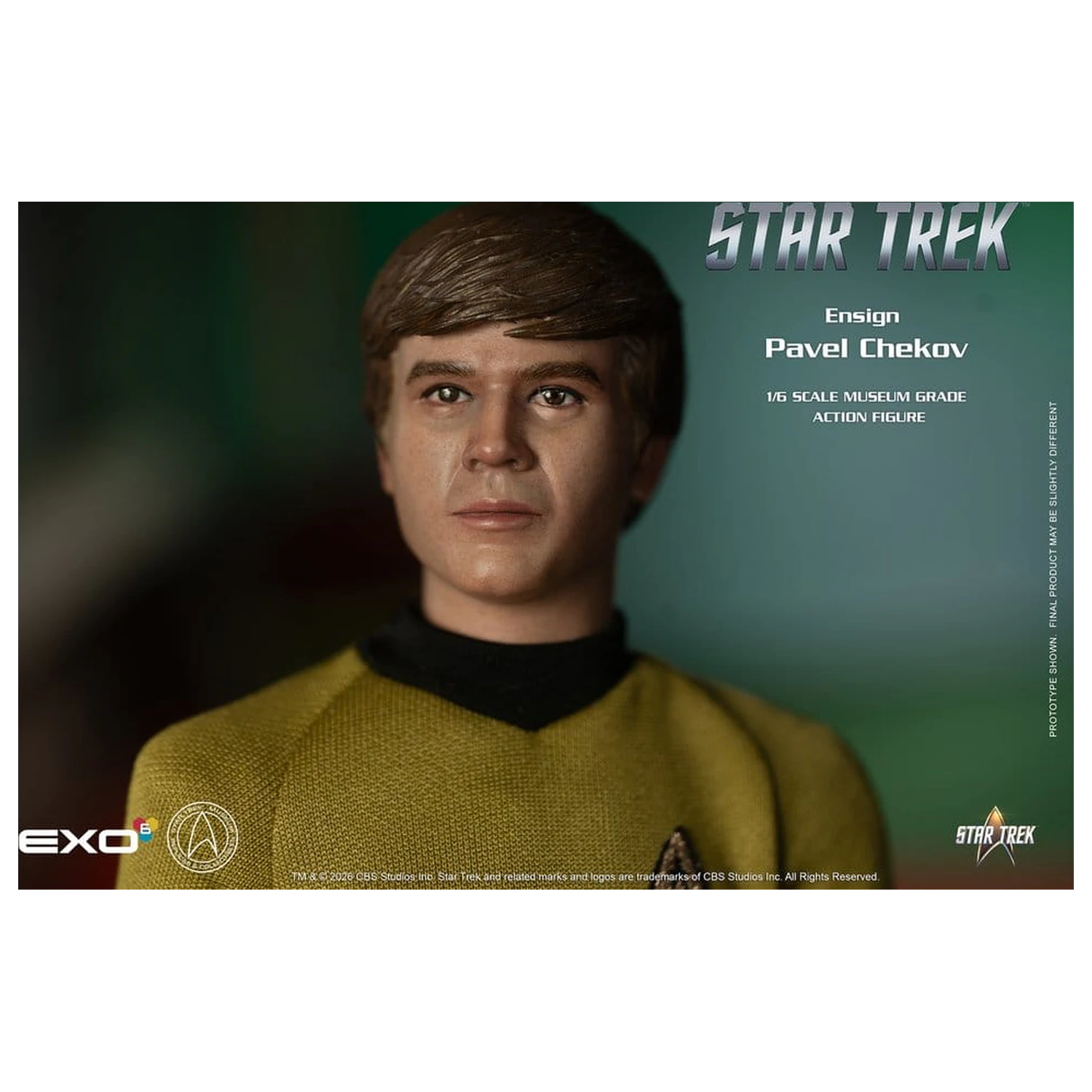 Star Trek: The Original Series Action Figur 1/6 Ensign Pavel Chekov 30 cm Produktfoto