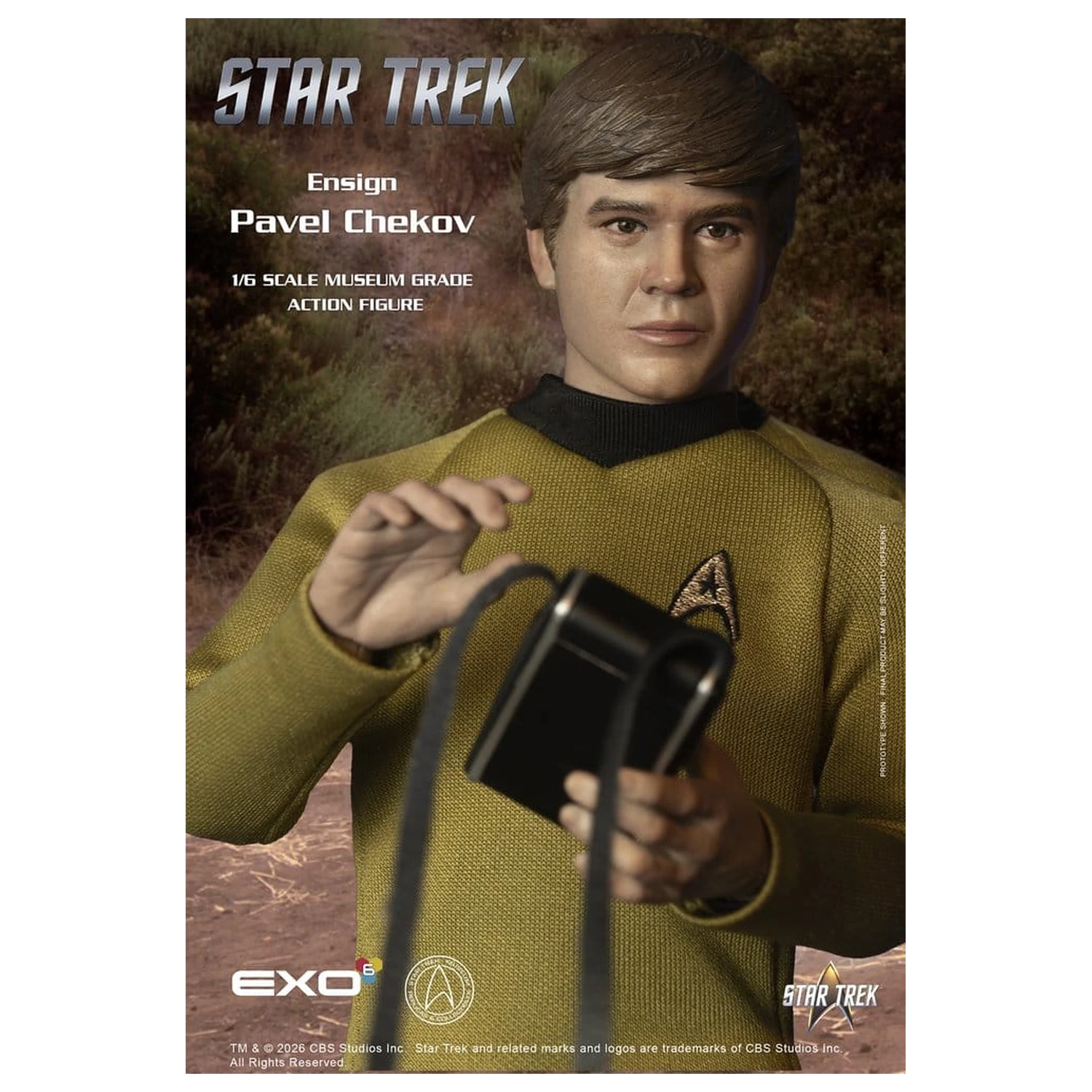 Star Trek: The Original Series Action Figur 1/6 Ensign Pavel Chekov 30 cm Produktfoto