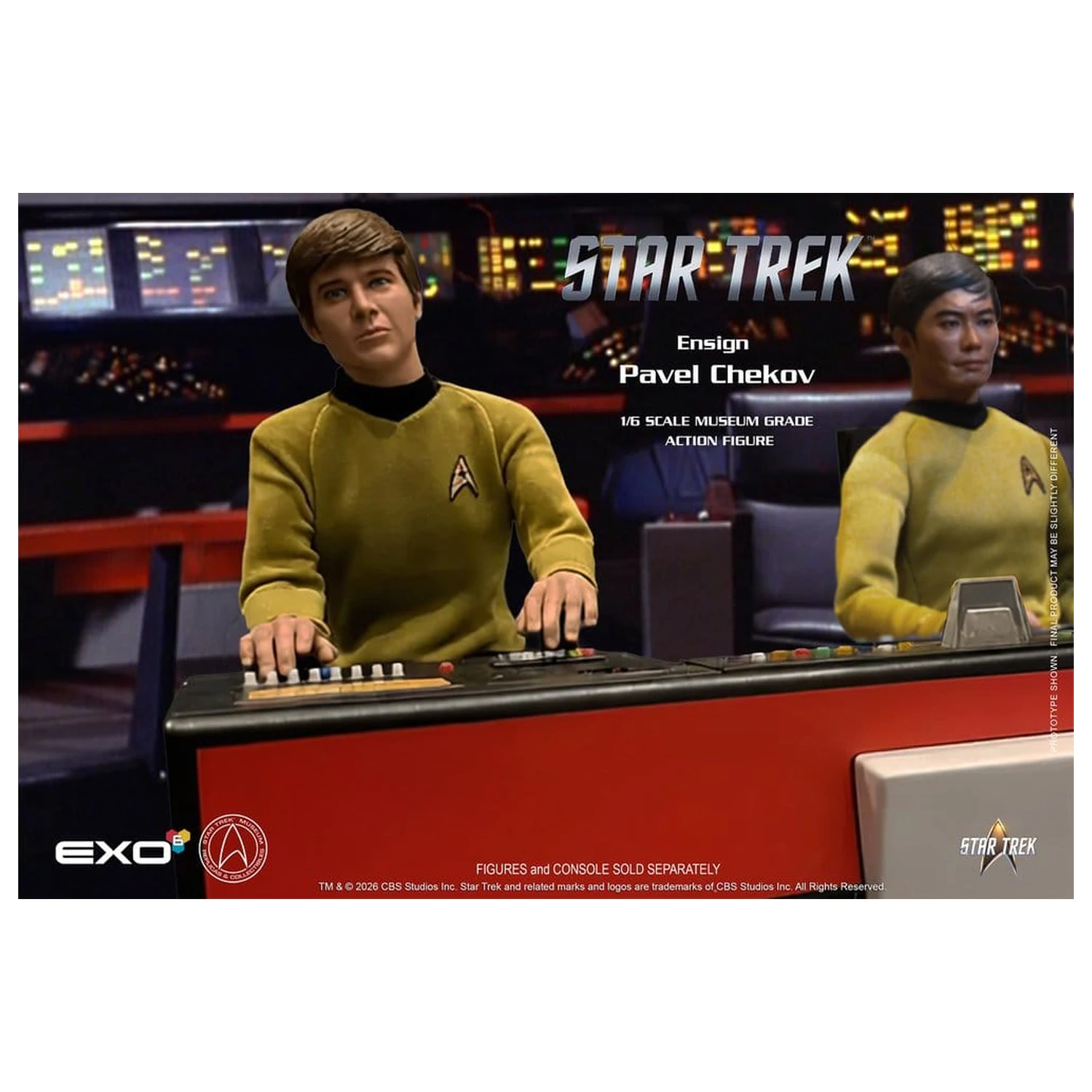 Star Trek: The Original Series Action Figur 1/6 Ensign Pavel Chekov 30 cm Produktfoto