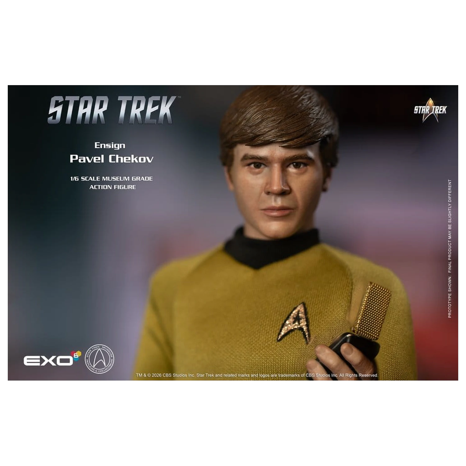 Star Trek: The Original Series Action Figur 1/6 Ensign Pavel Chekov 30 cm Produktfoto
