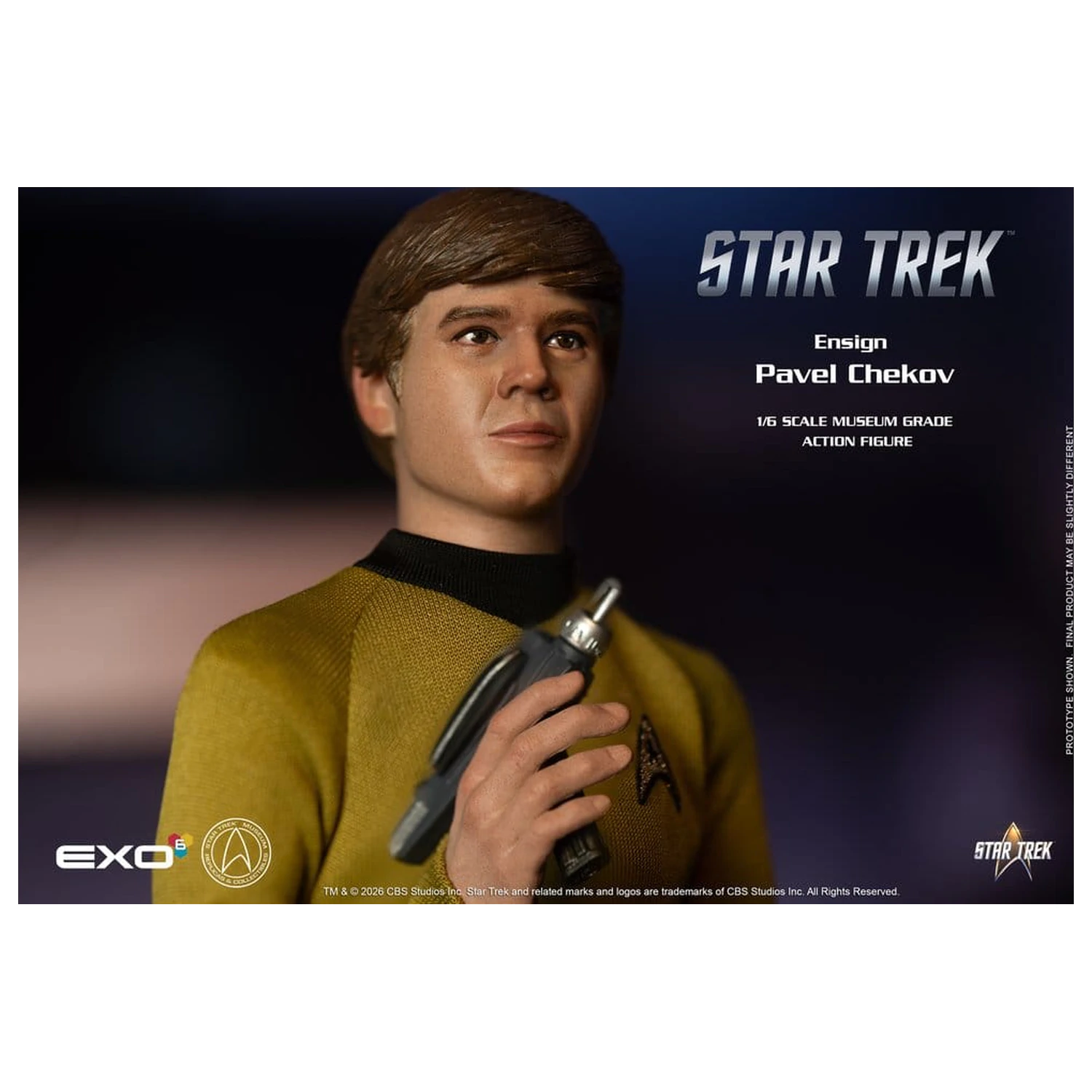 Star Trek: The Original Series Action Figur 1/6 Ensign Pavel Chekov 30 cm Produktfoto