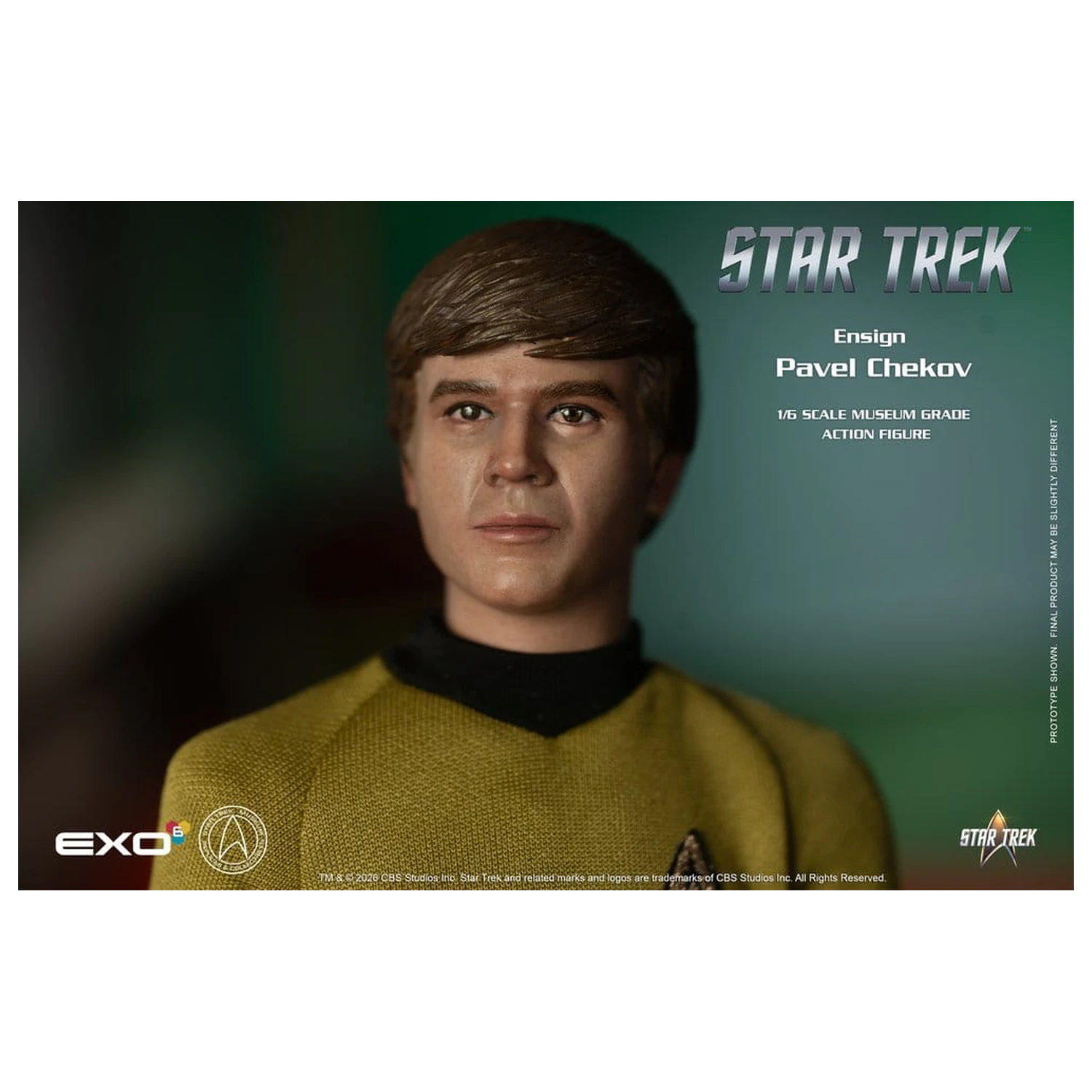 Star Trek: The Original Series Action Figur 1/6 Ensign Pavel Chekov 30 cm Produktfoto