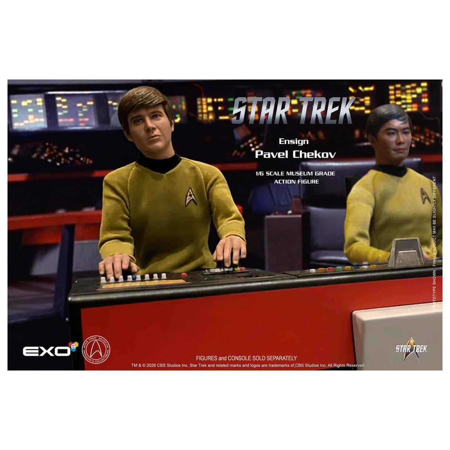 Star Trek: The Original Series Action Figur 1/6 Ensign Pavel Chekov 30 cm Produktfoto