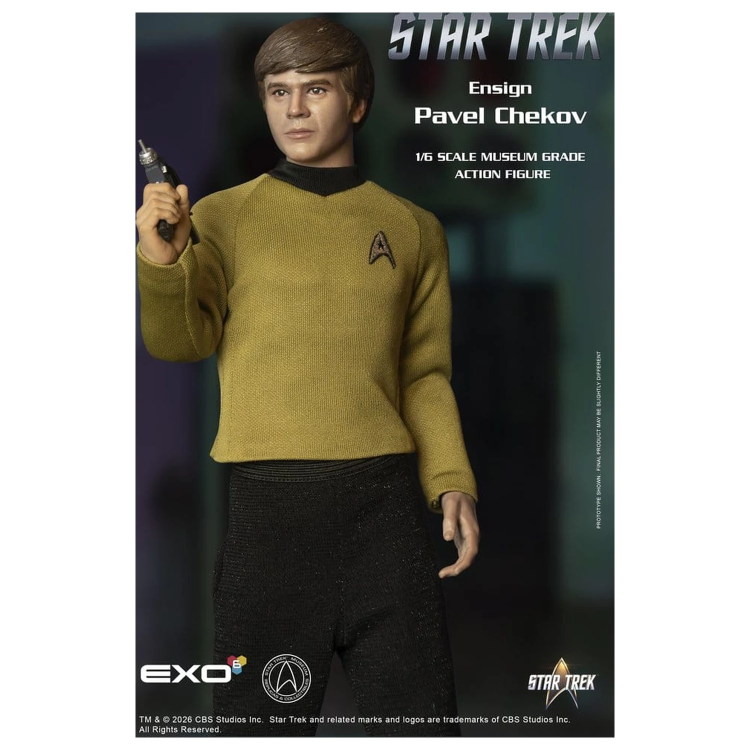 Star Trek: The Original Series Action Figur 1/6 Ensign Pavel Chekov 30 cm Produktfoto