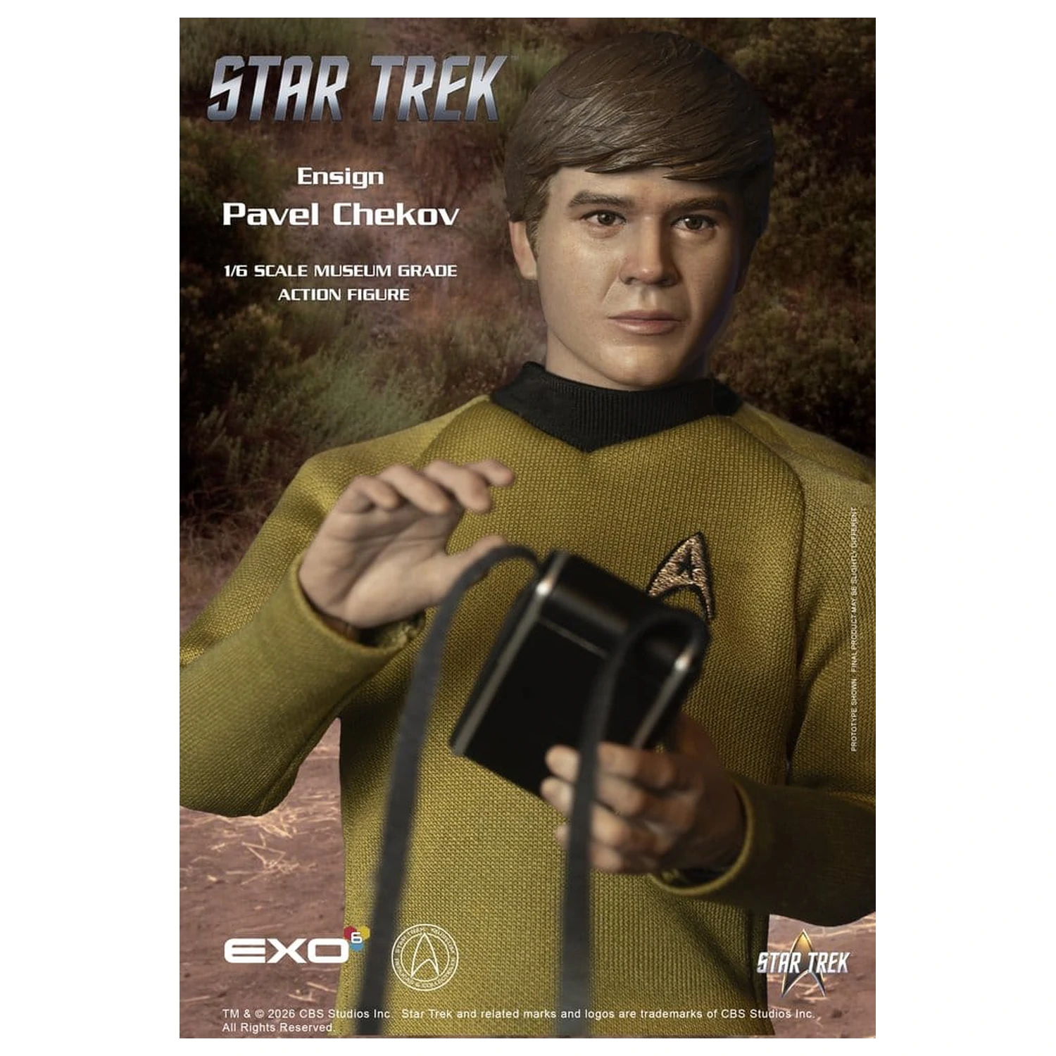 Star Trek: The Original Series Action Figur 1/6 Ensign Pavel Chekov 30 cm Produktfoto