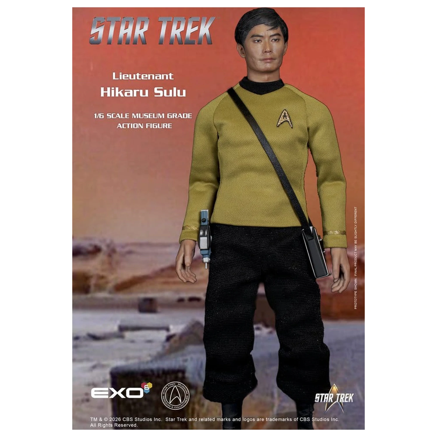 Star Trek: The Original Series Actionfigur 1/6 Lt. Sulu 30 Zentimeter Produktfoto