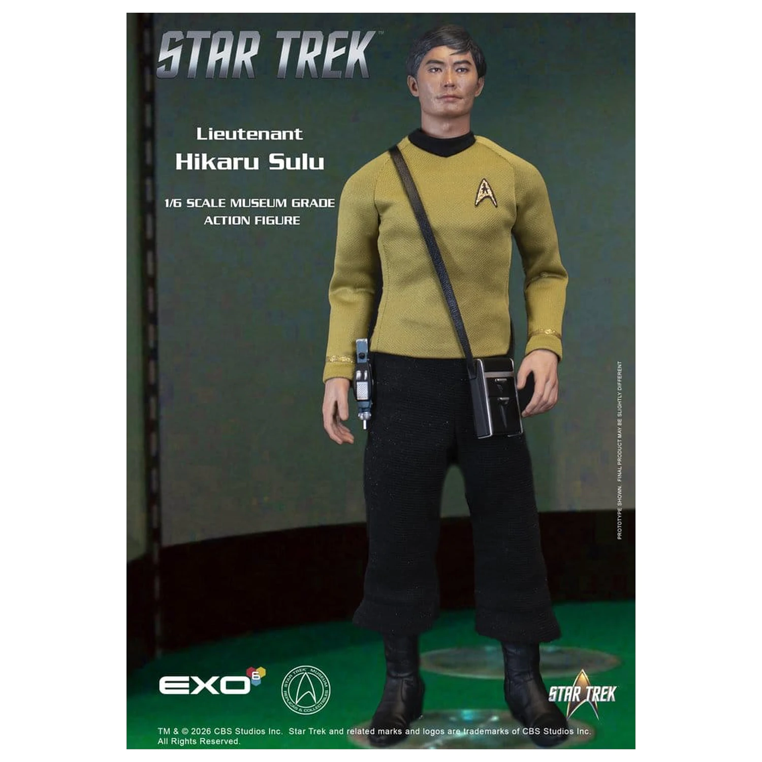 Star Trek: The Original Series Actionfigur 1/6 Lt. Sulu 30 Zentimeter Produktfoto