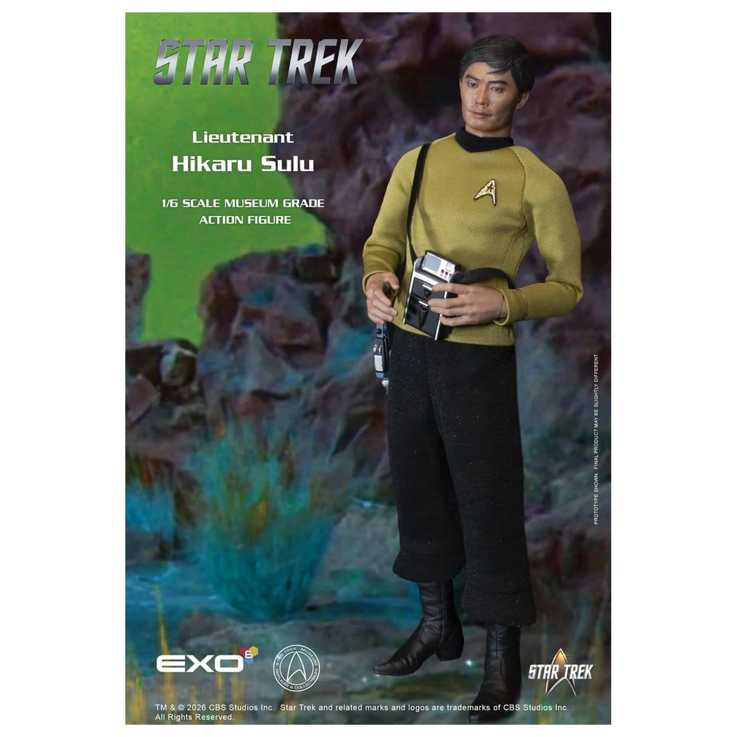 Star Trek: The Original Series Actionfigur 1/6 Lt. Sulu 30 Zentimeter Produktfoto