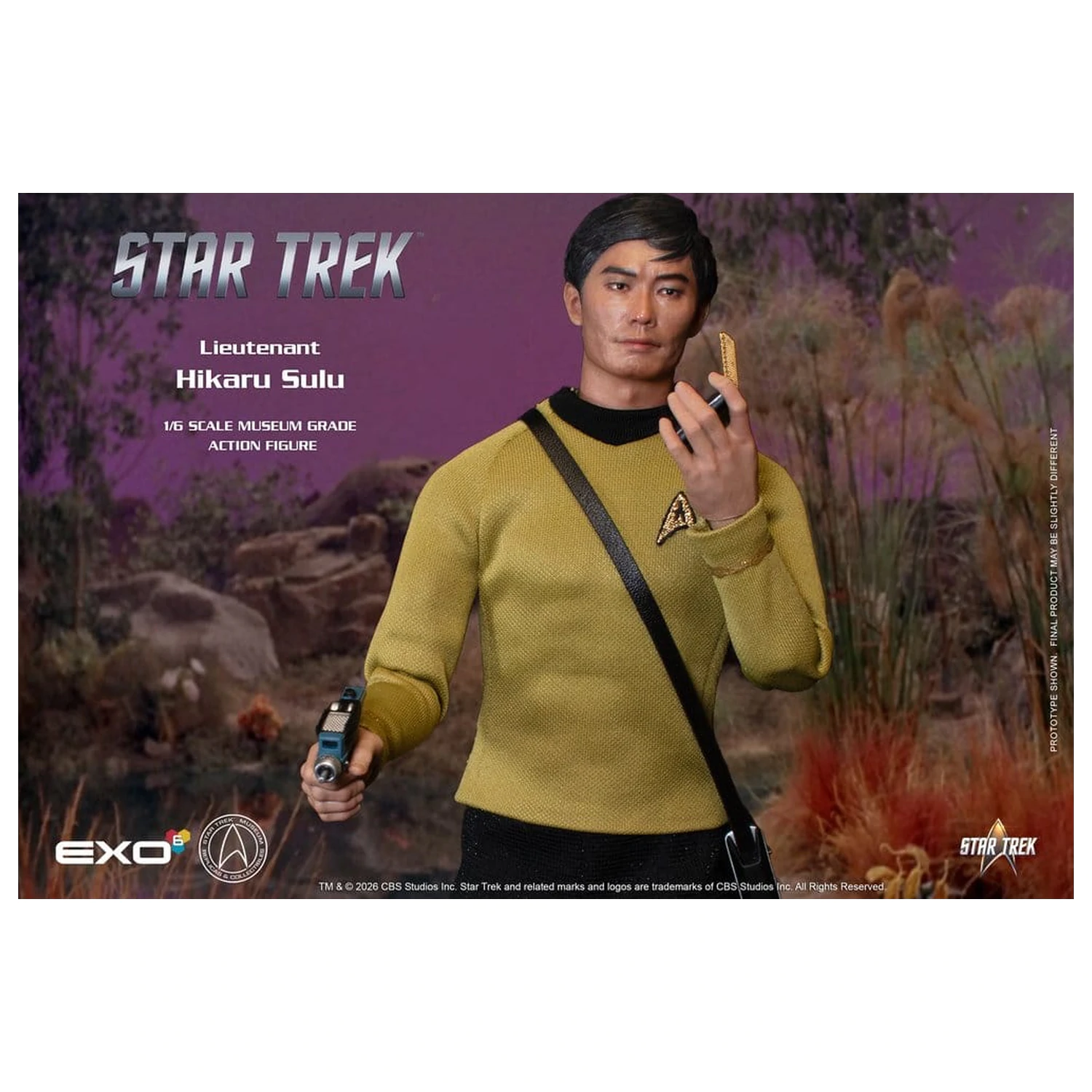 Star Trek: The Original Series Actionfigur 1/6 Lt. Sulu 30 Zentimeter Produktfoto