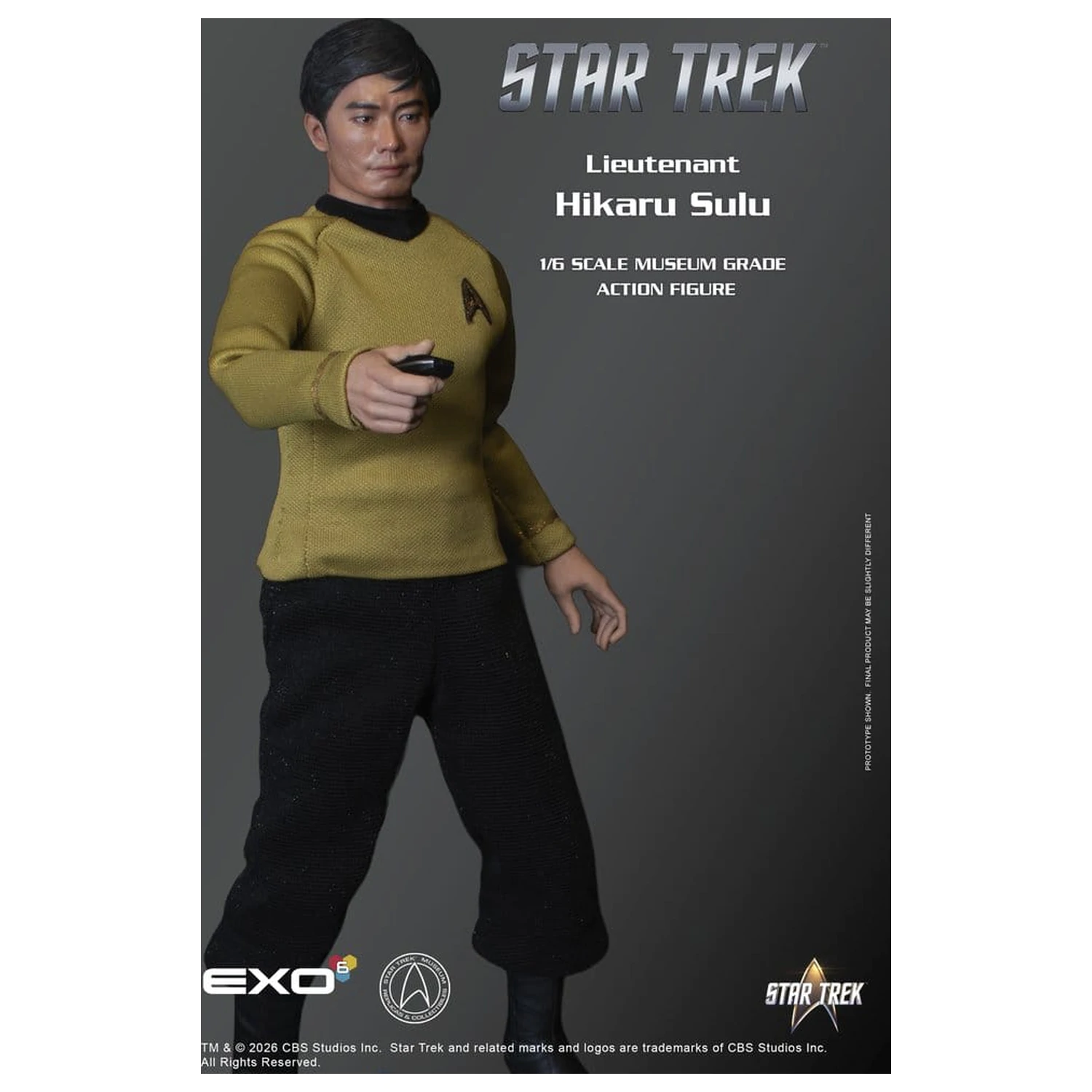 Star Trek: The Original Series Actionfigur 1/6 Lt. Sulu 30 Zentimeter Produktfoto