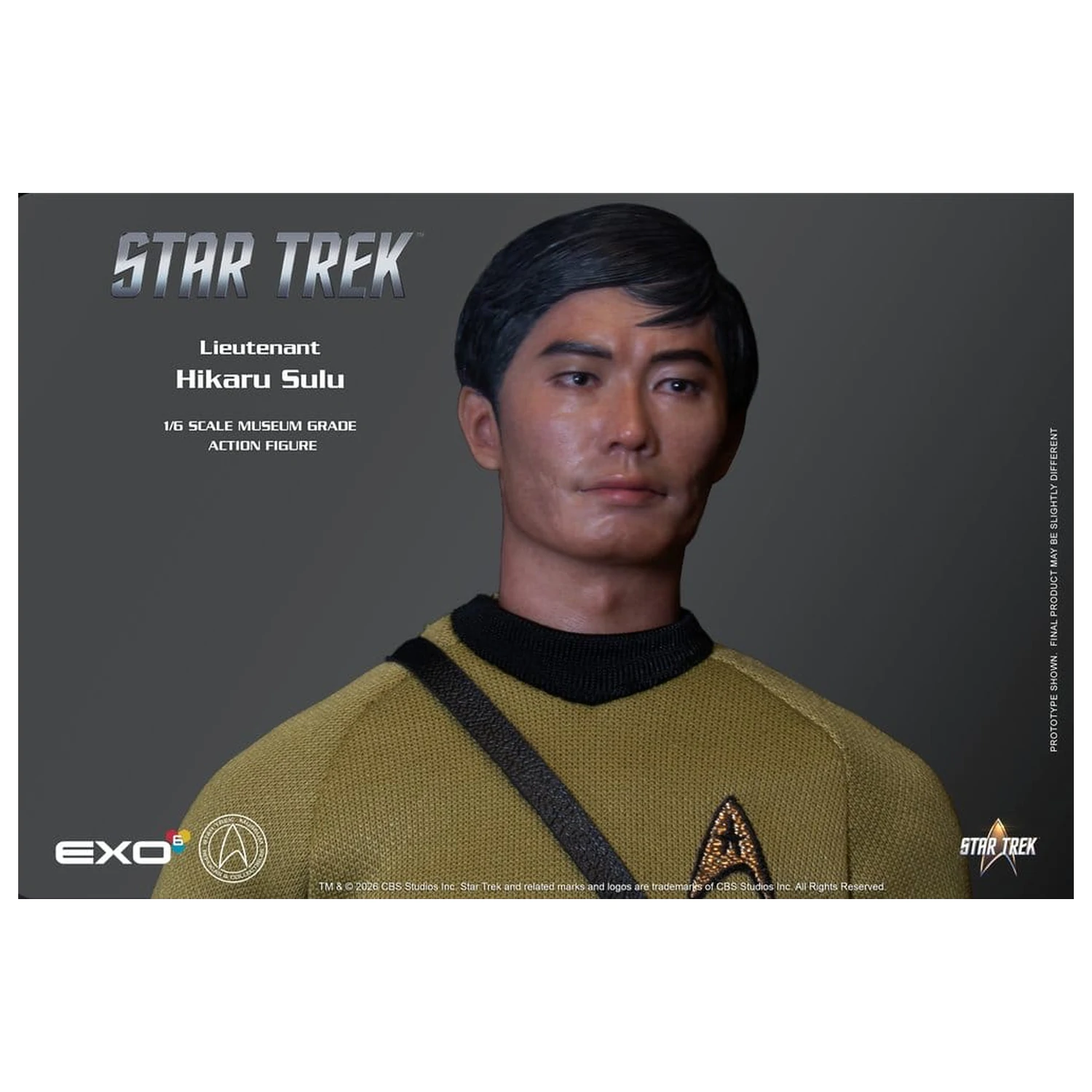 Star Trek: The Original Series Actionfigur 1/6 Lt. Sulu 30 Zentimeter Produktfoto