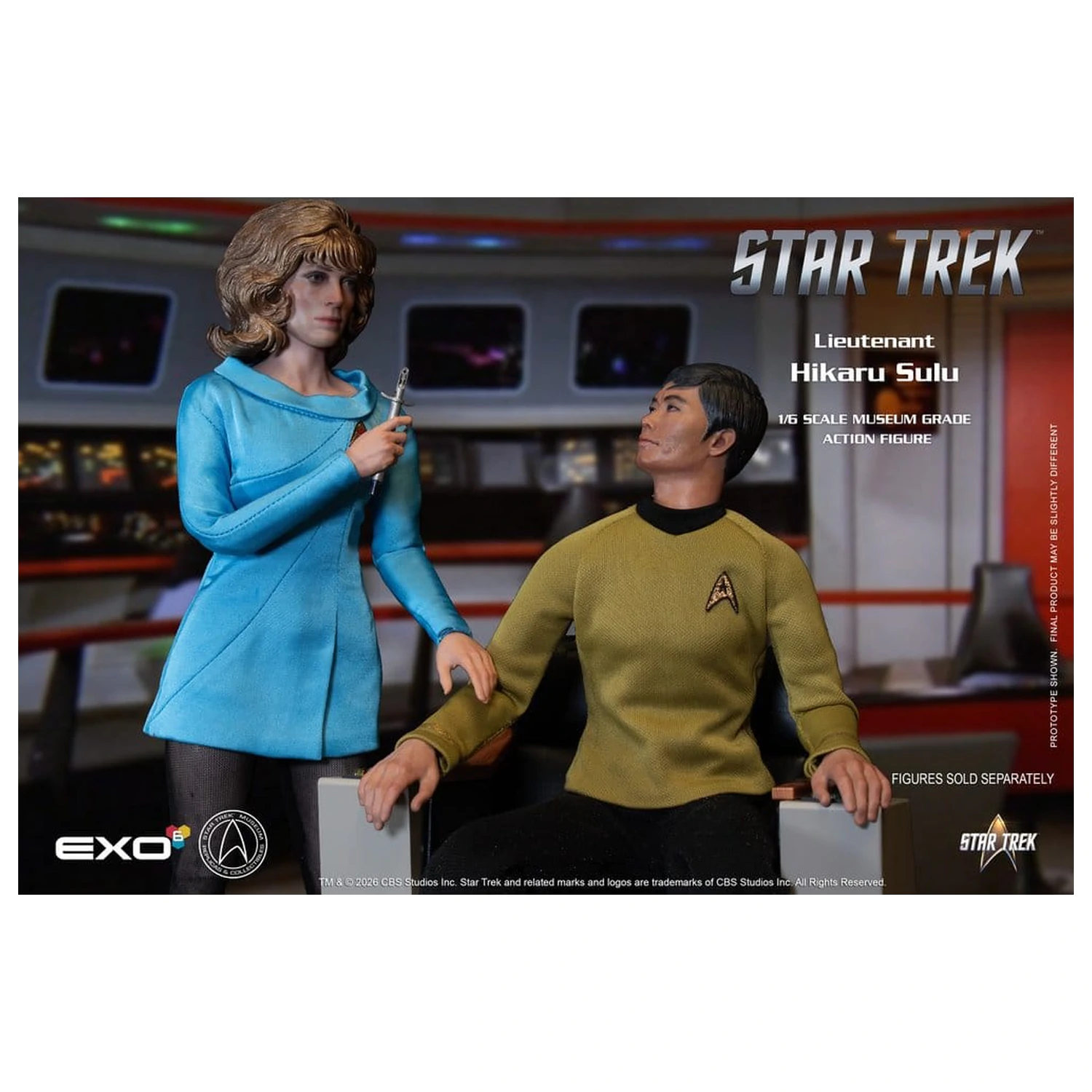 Star Trek: The Original Series Actionfigur 1/6 Lt. Sulu 30 Zentimeter Produktfoto