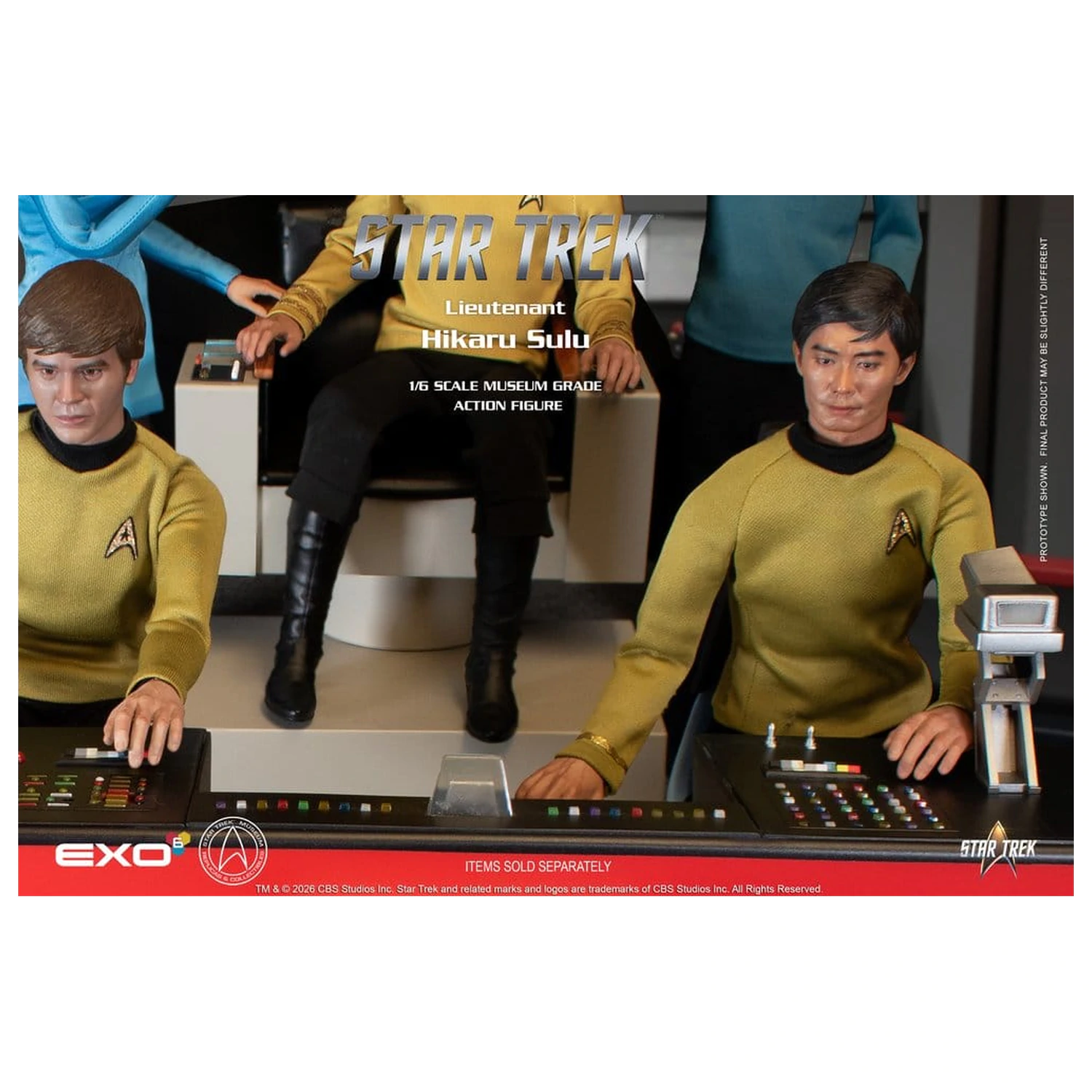 Star Trek: The Original Series Actionfigur 1/6 Lt. Sulu 30 Zentimeter Produktfoto
