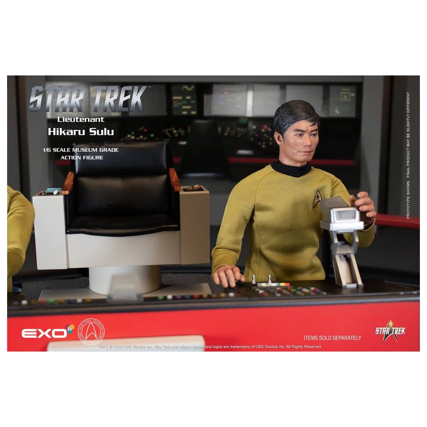 Star Trek: The Original Series Actionfigur 1/6 Lt. Sulu 30 Zentimeter Produktfoto
